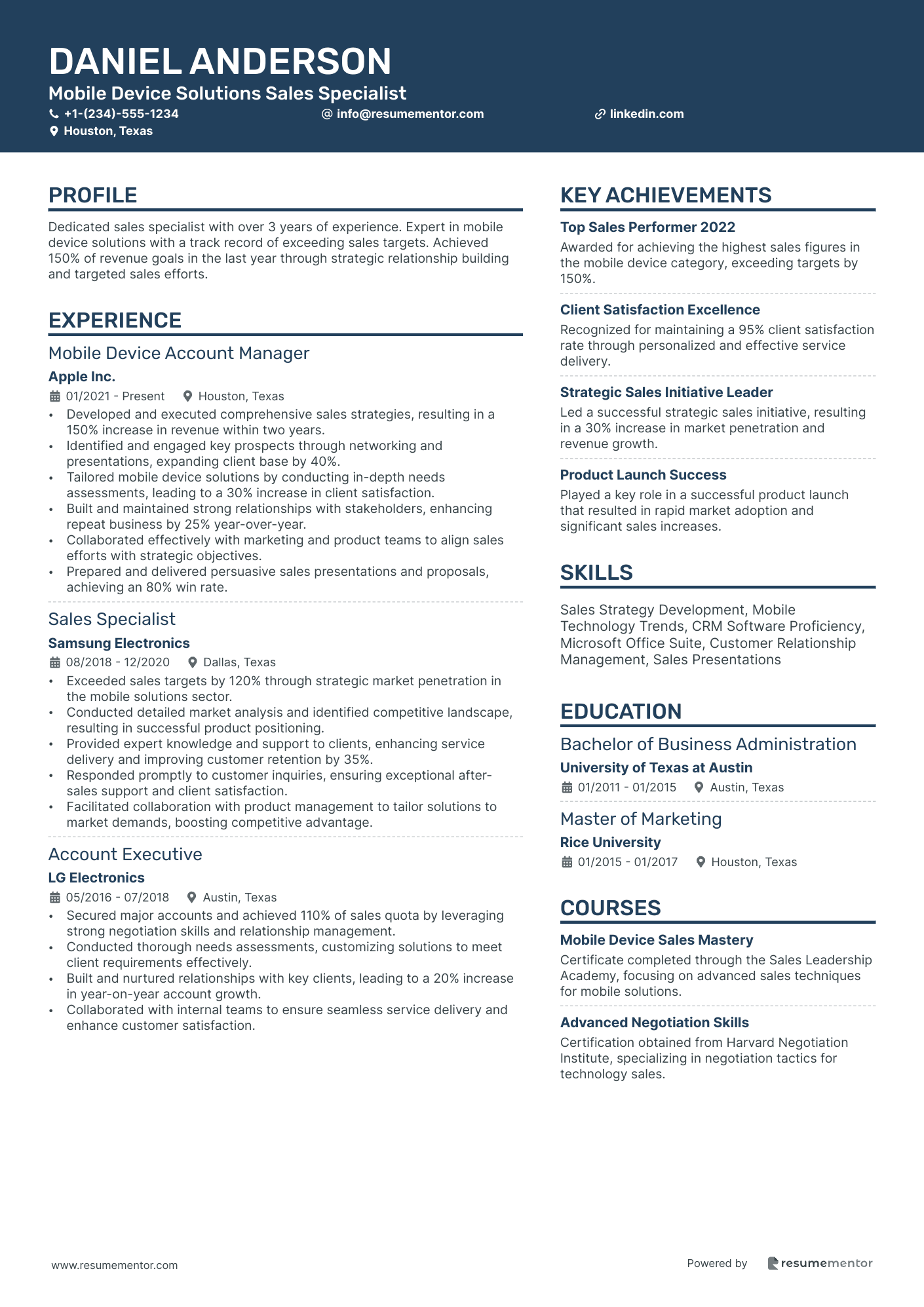 Mobile Device Solutions Sales Specialist