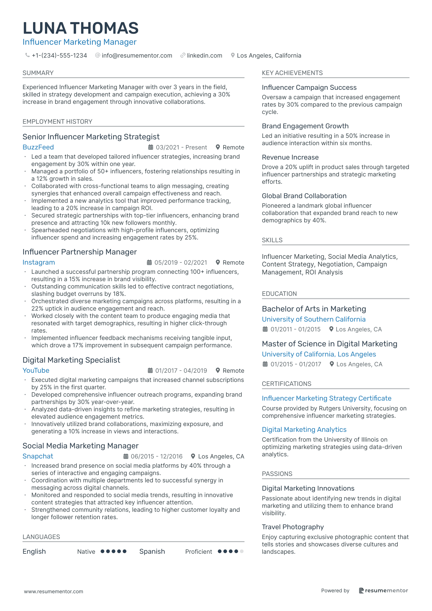 Influencer Marketing Manager