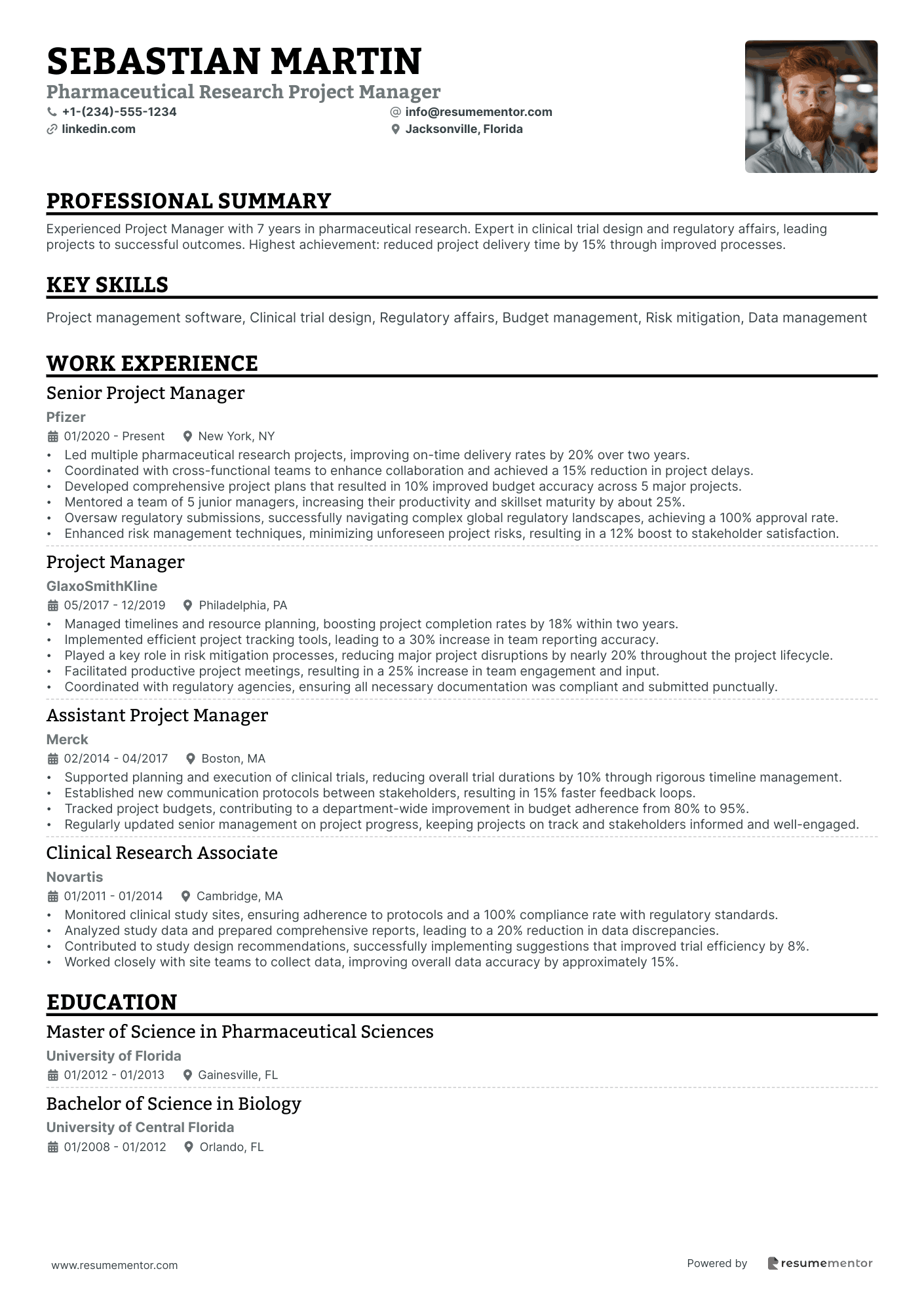 Pharmaceutical Research Project Manager