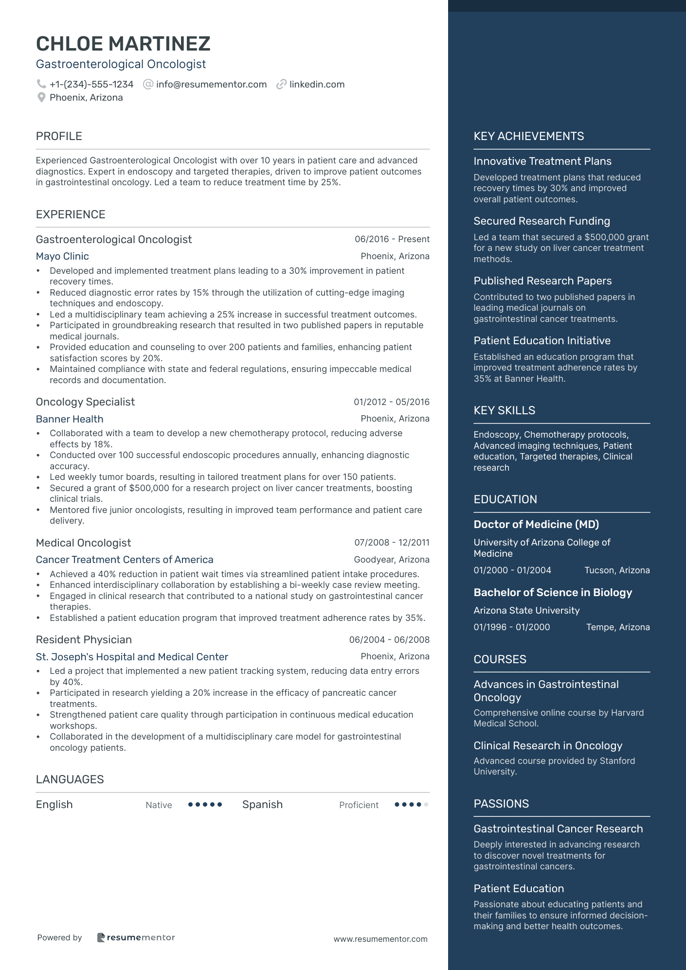 Gastroenterological Oncologist
