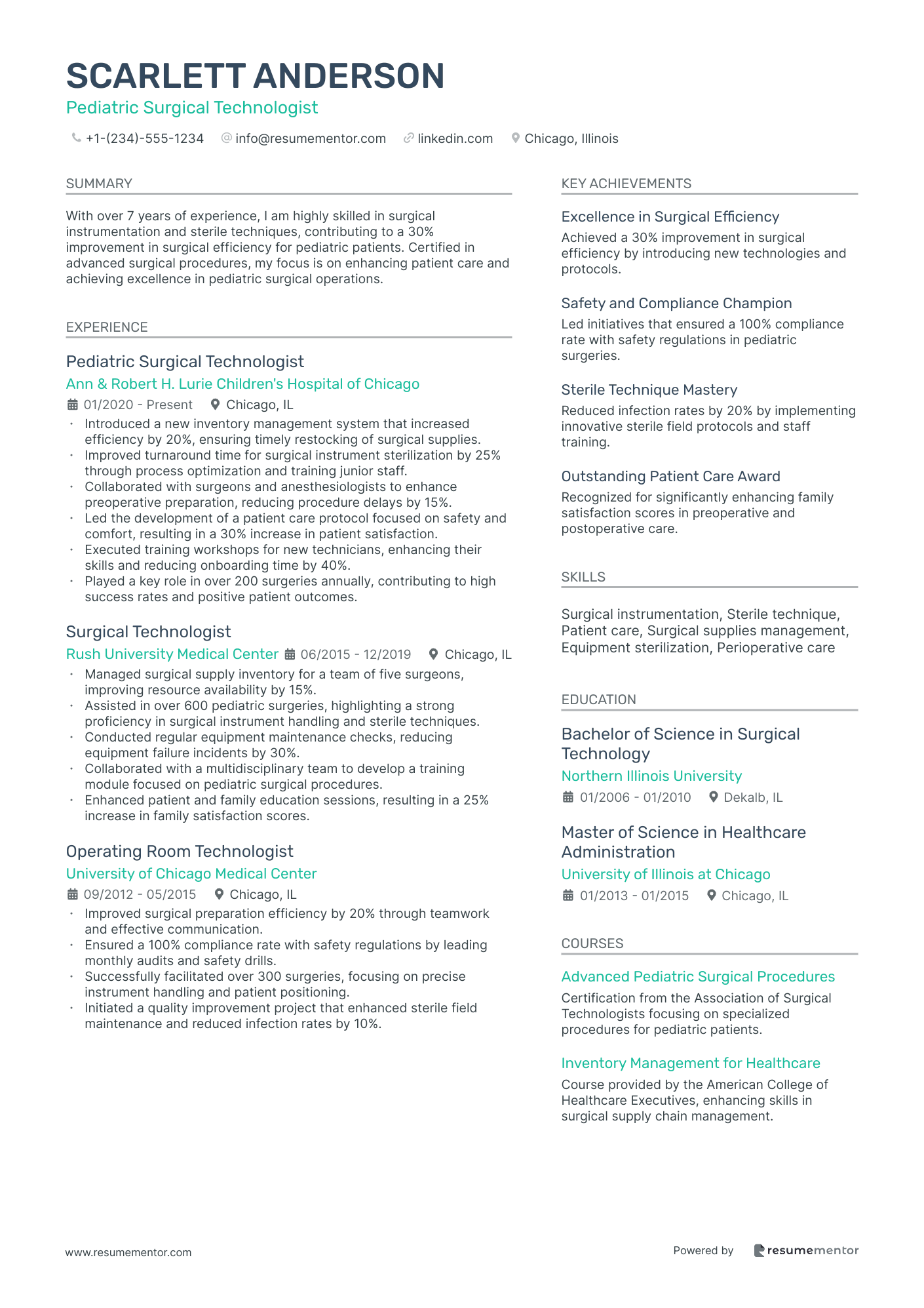 Pediatric Surgical Technologist