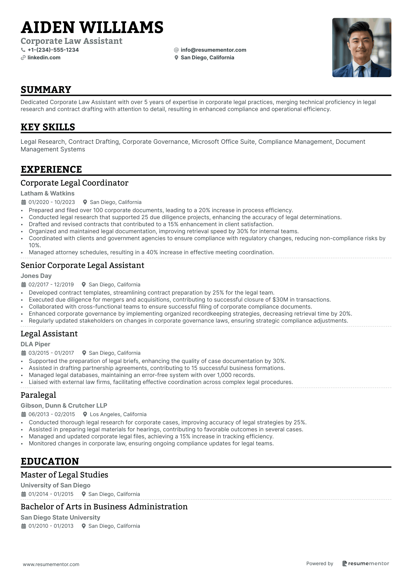 Corporate Law Assistant