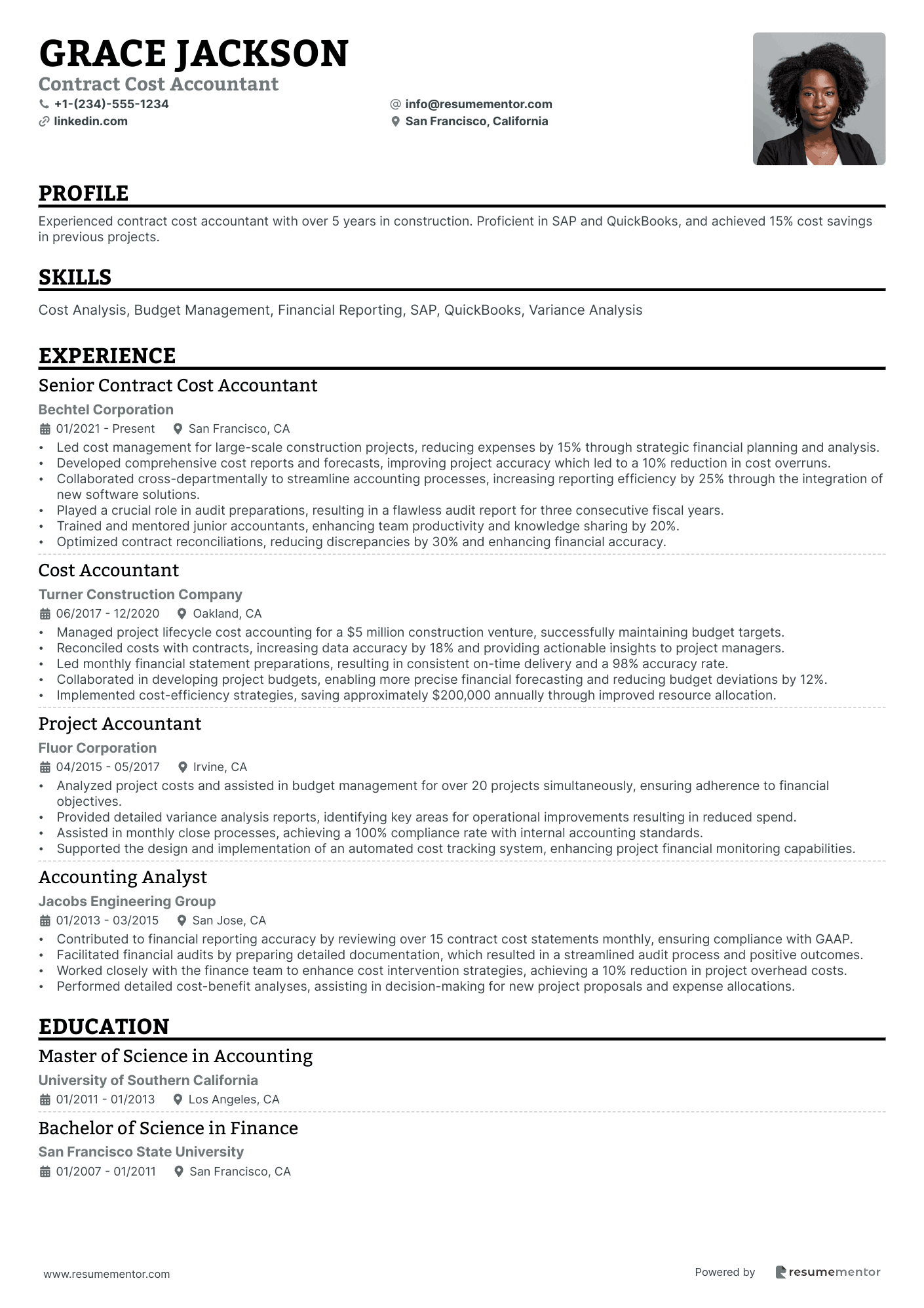 Contract Cost Accountant