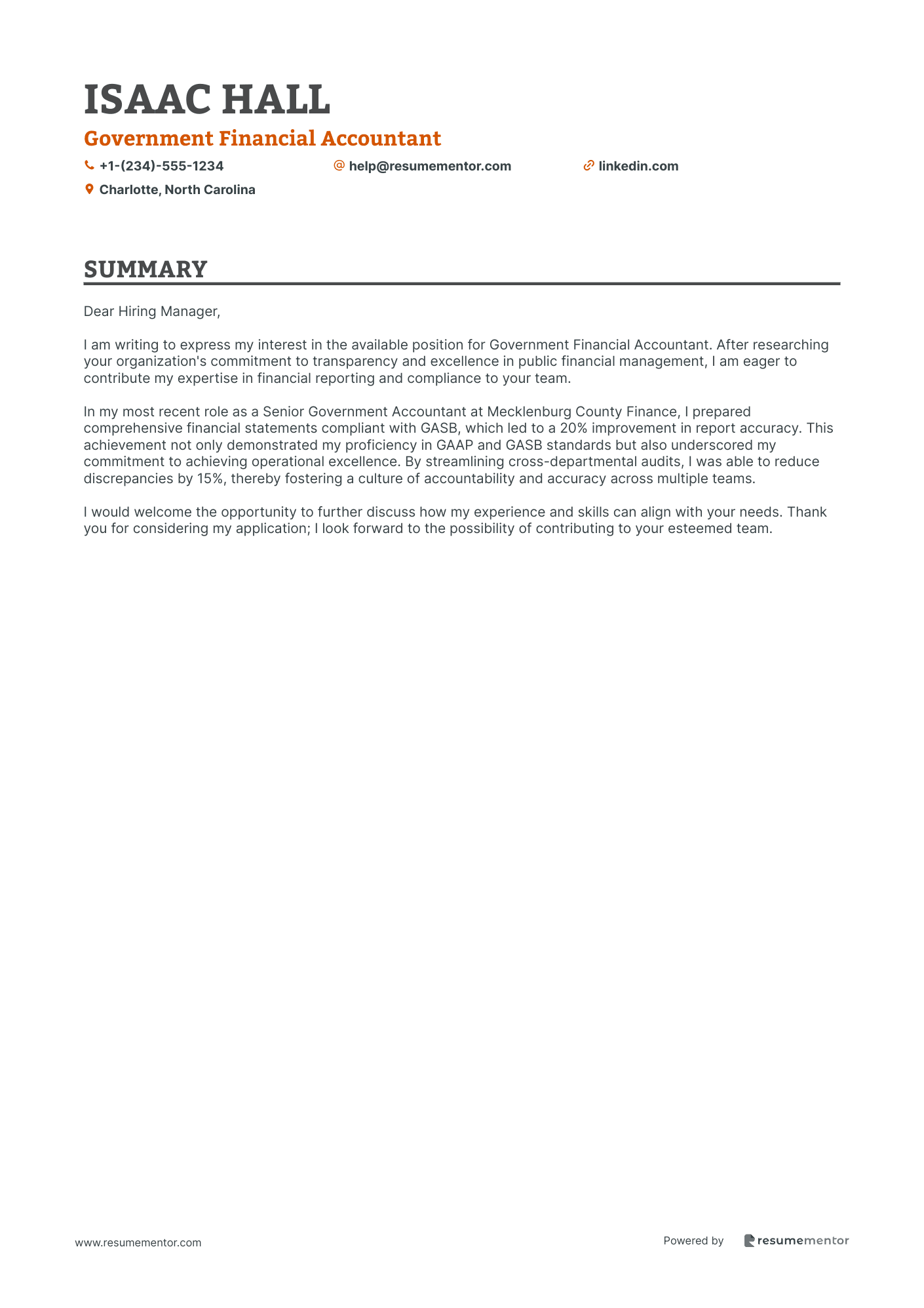 Government Financial Accountant