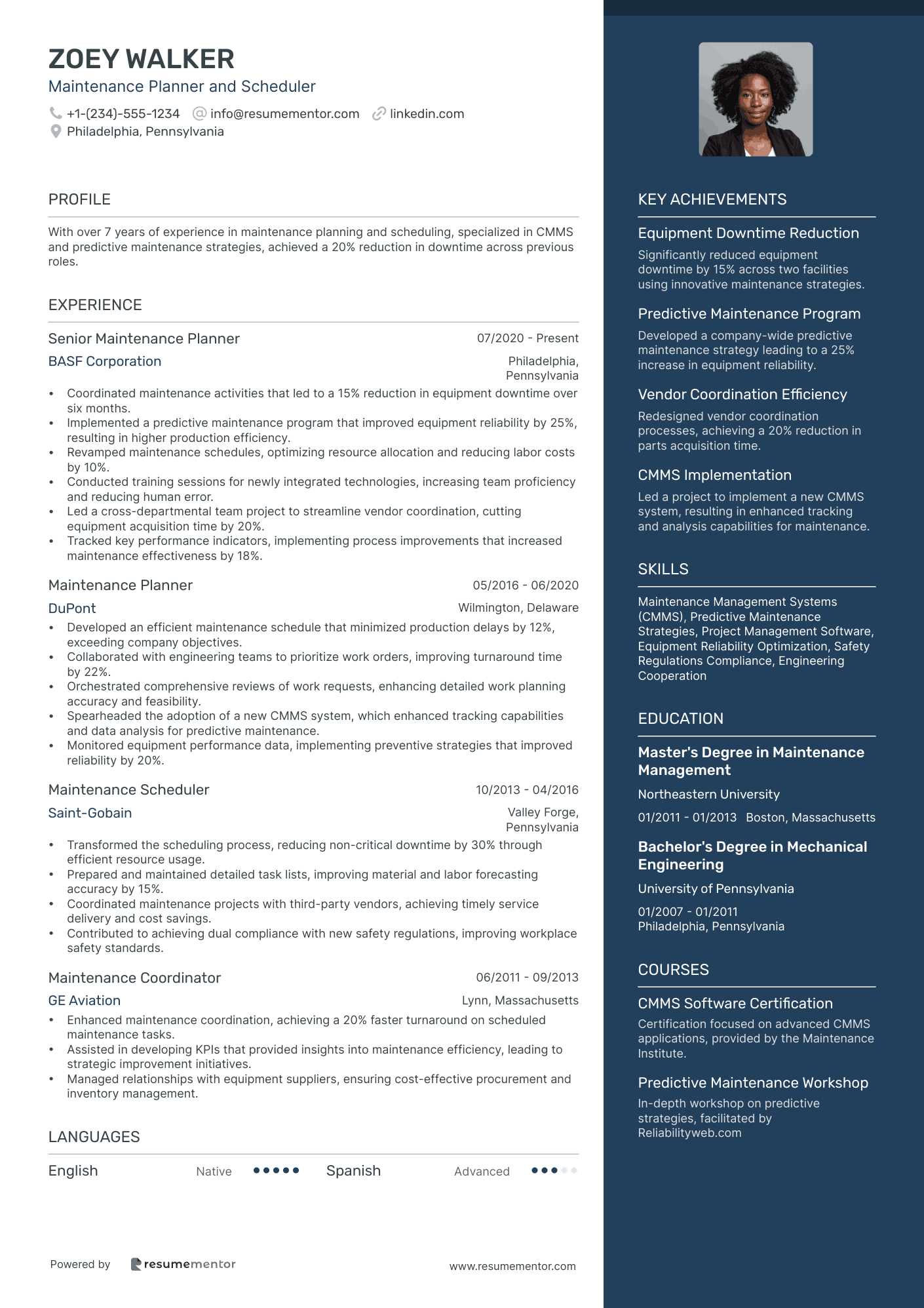 Maintenance Planner and Scheduler