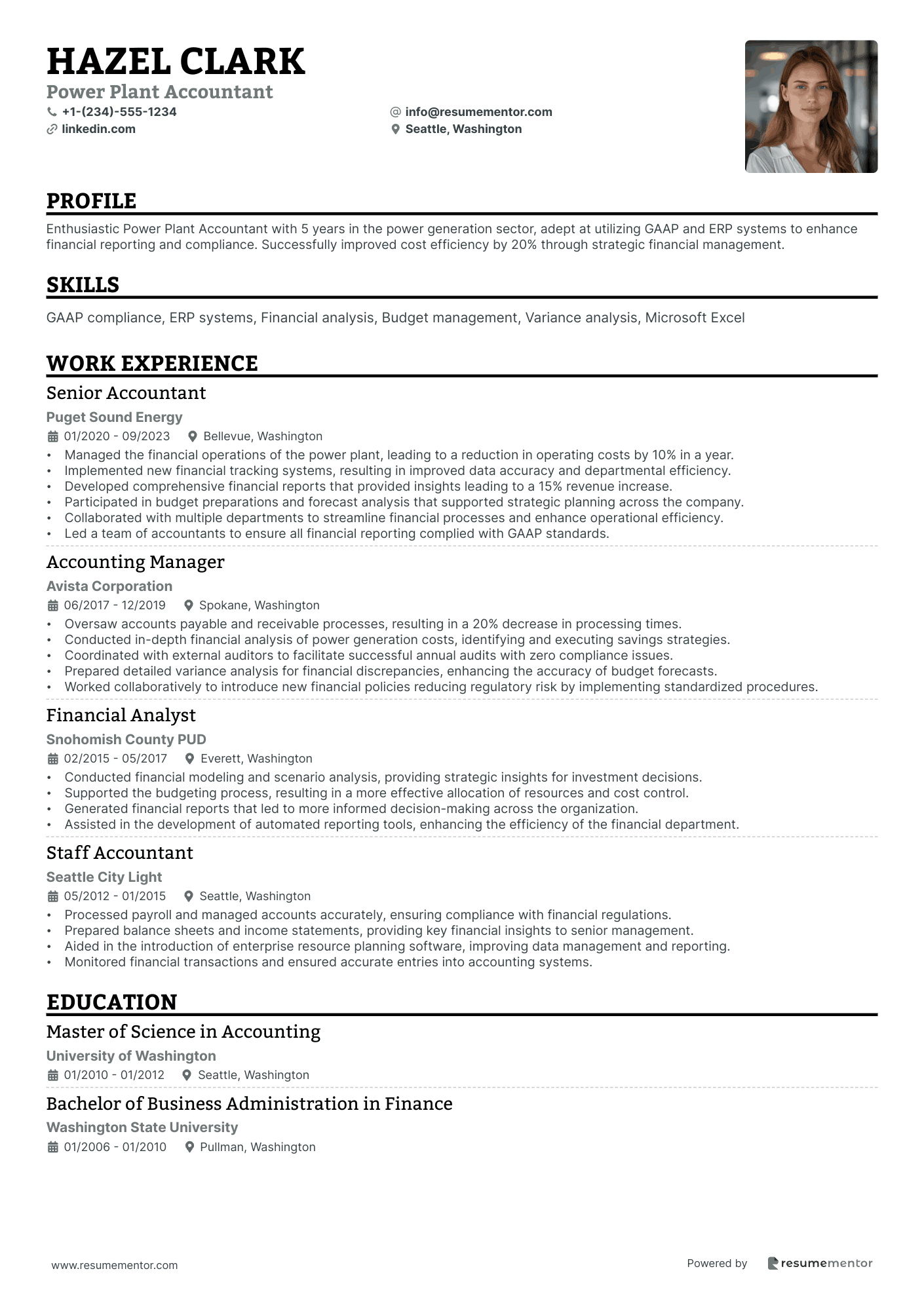 Power Plant Accountant