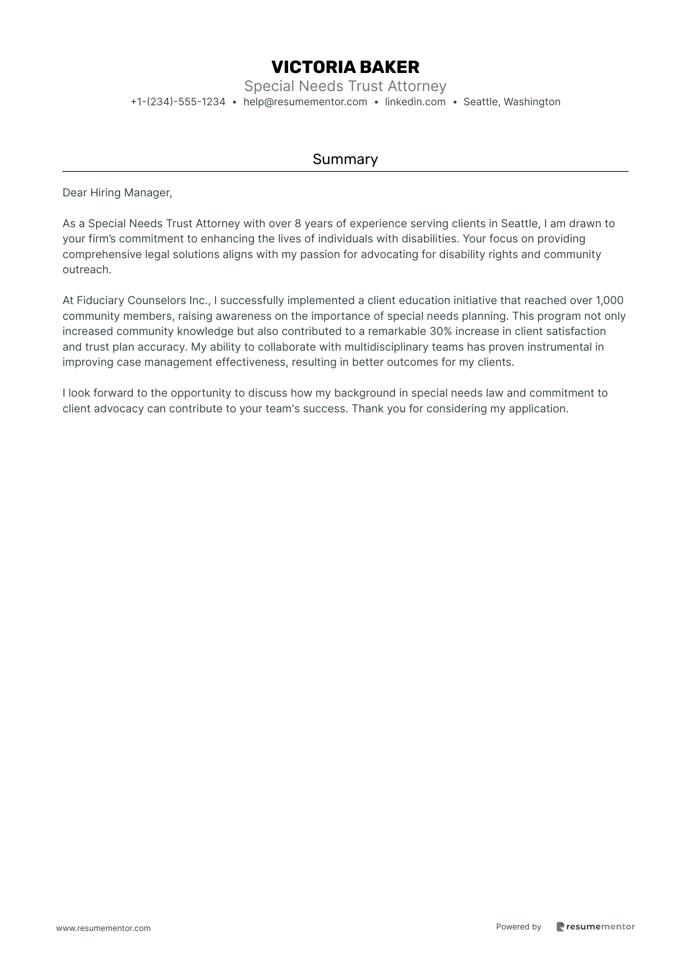 Special Needs Trust Attorney