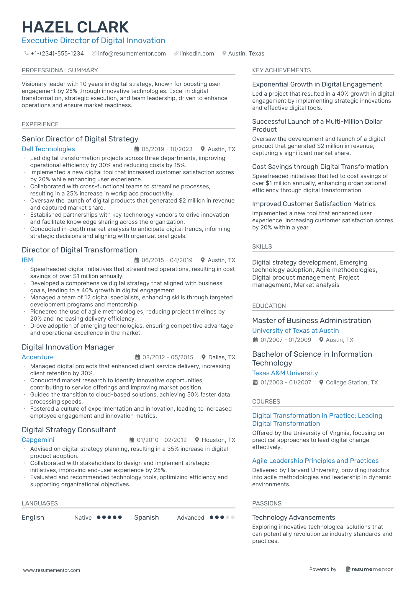 Executive Director of Digital Innovation
