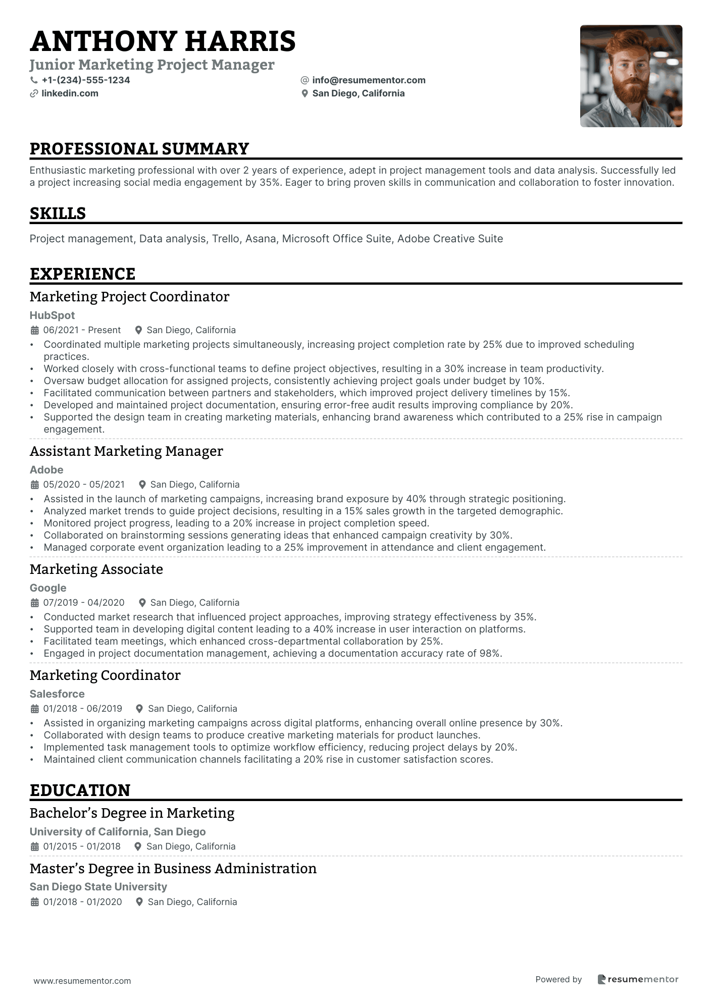 Junior Marketing Project Manager