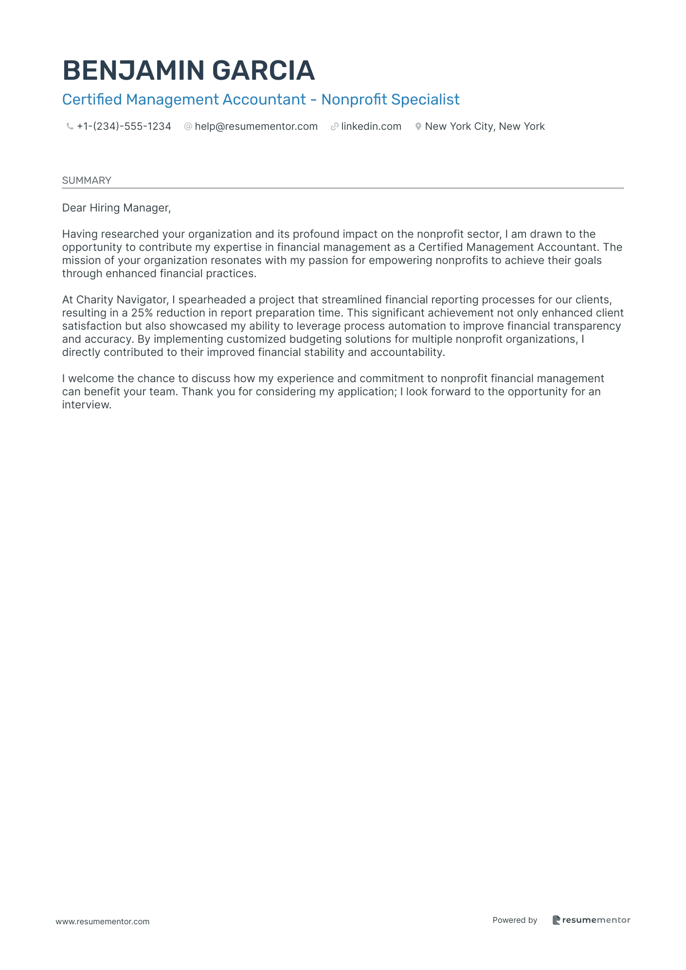 Certified Management Accountant   Nonprofit Specialist