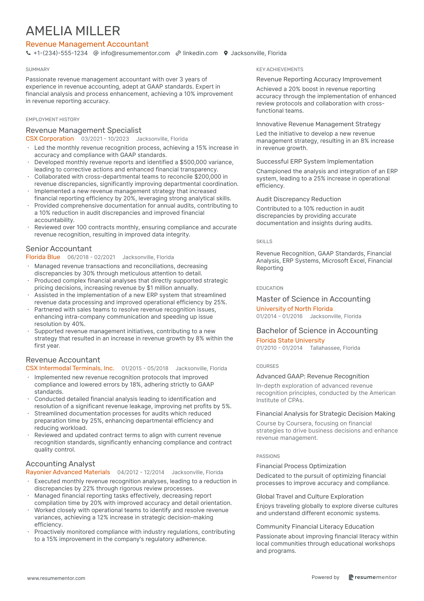 Revenue Management Accountant
