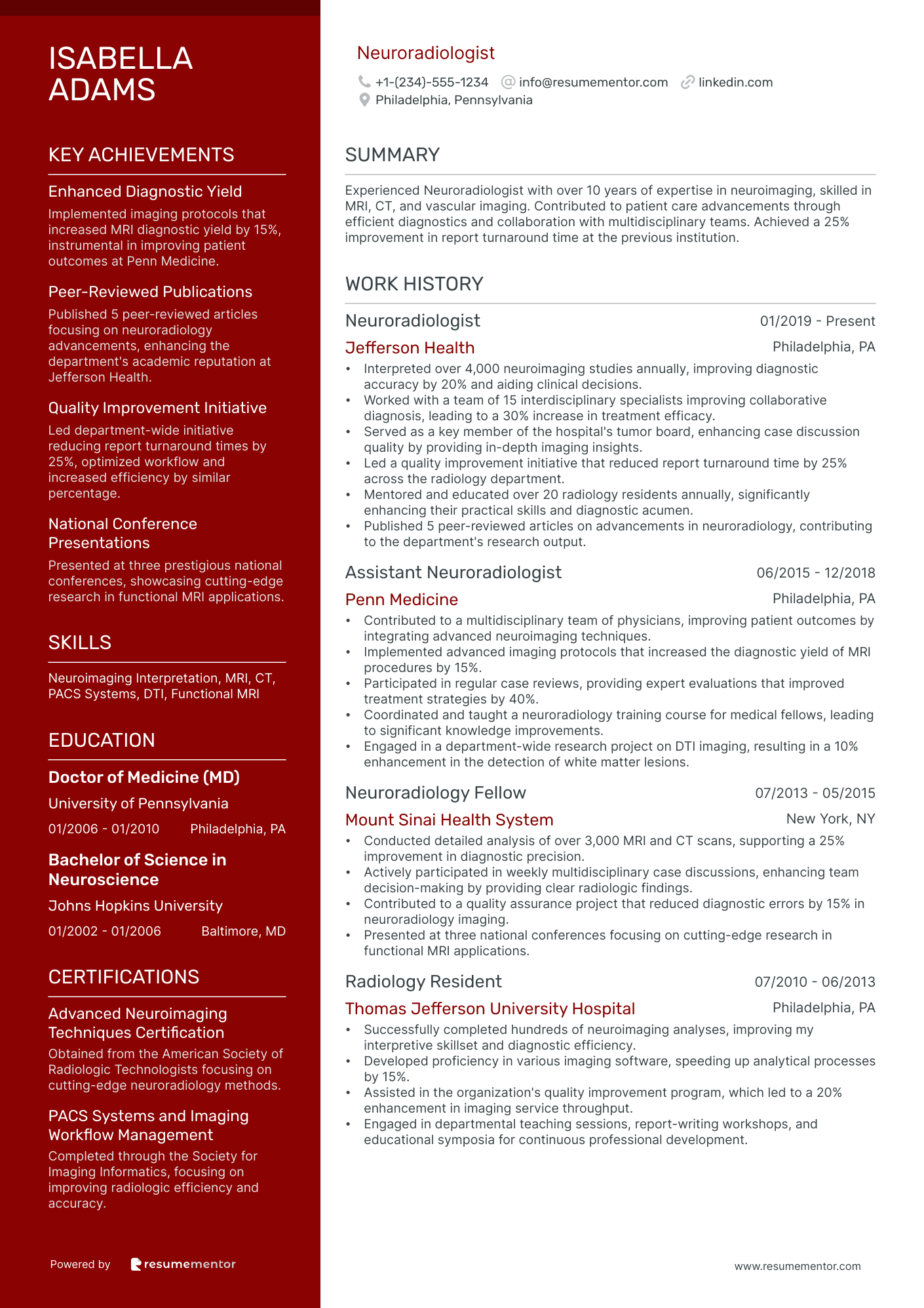 Neuroradiologist