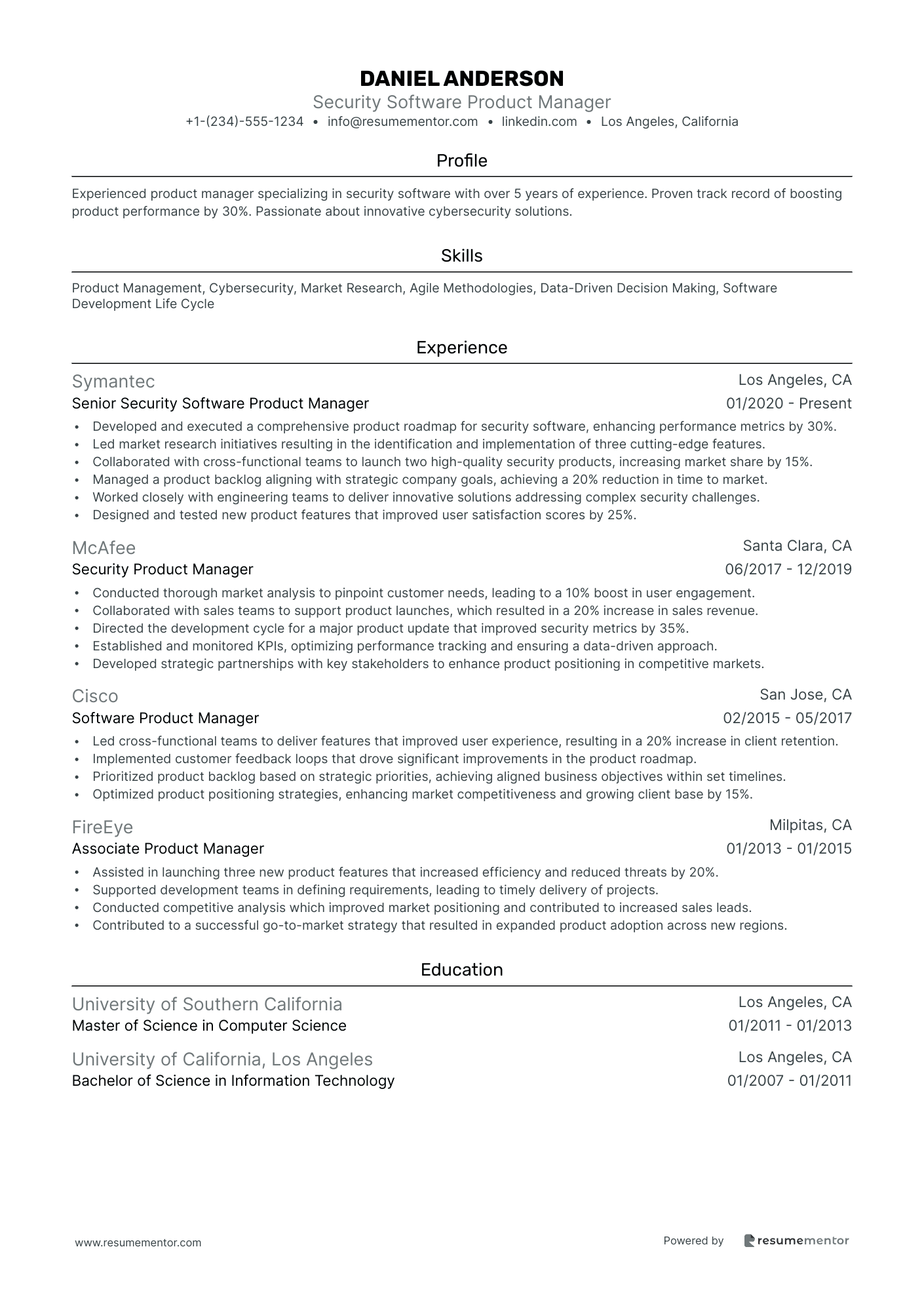 Security Software Product Manager