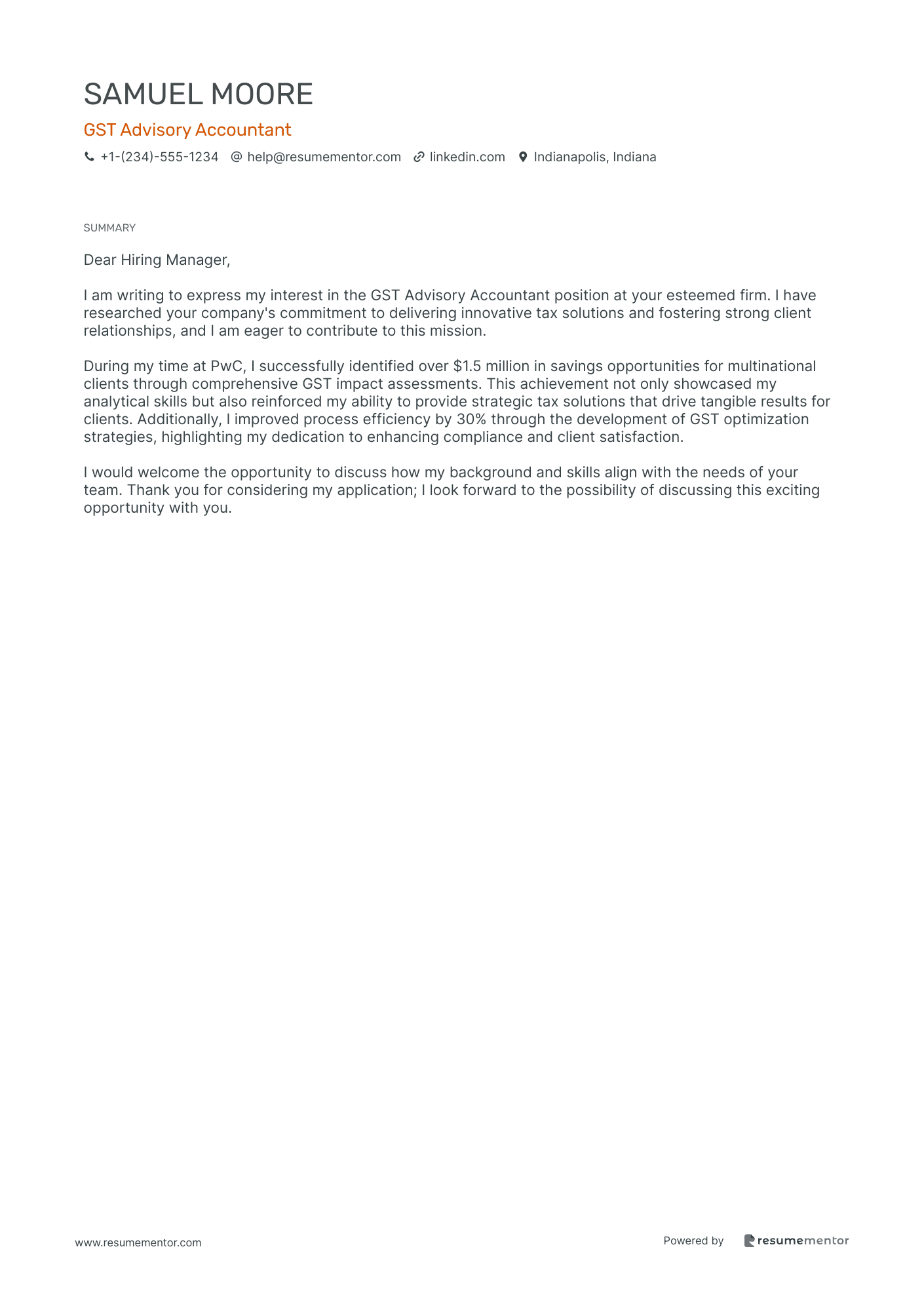 GST Advisory Accountant