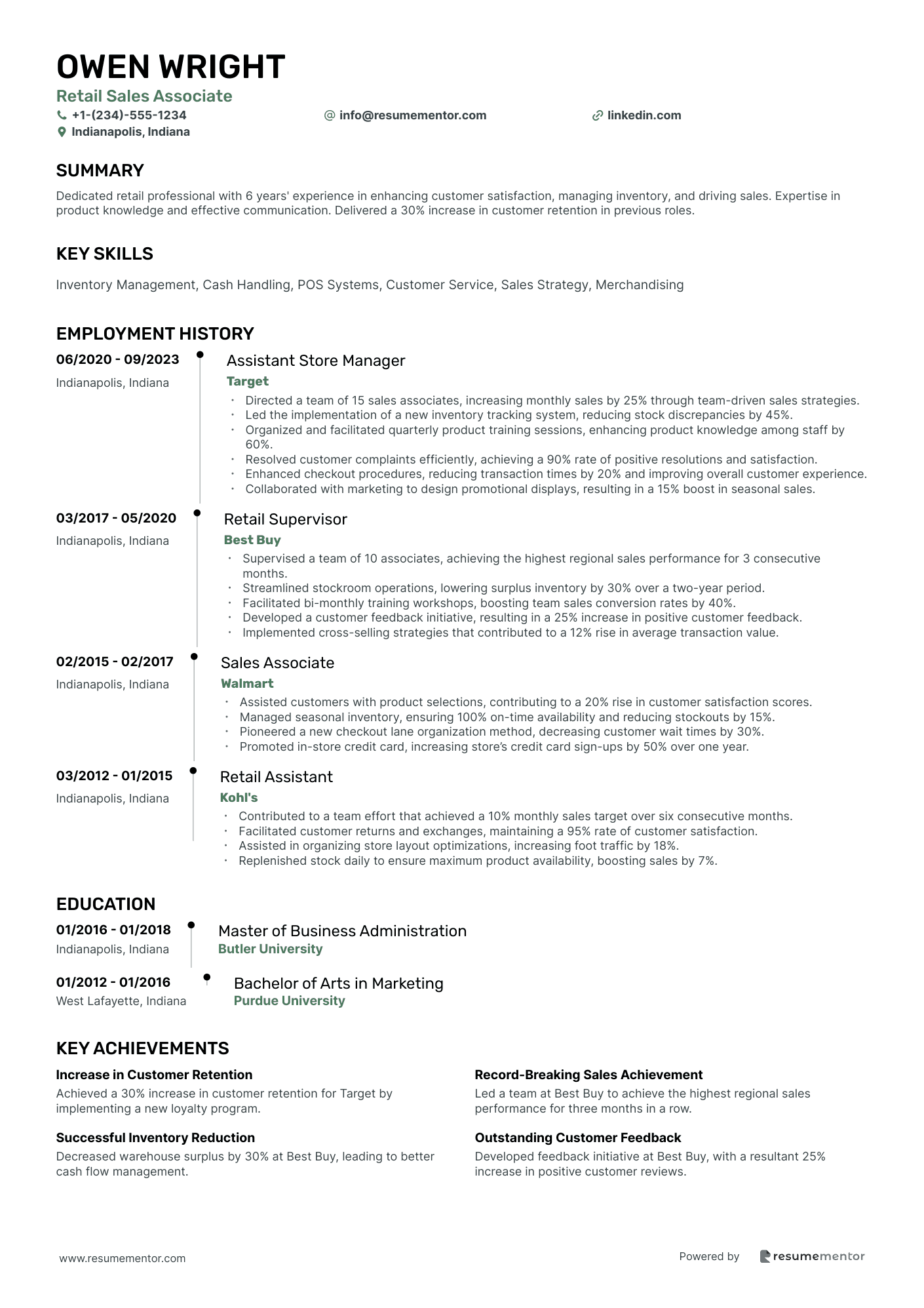 Retail Sales Associate
