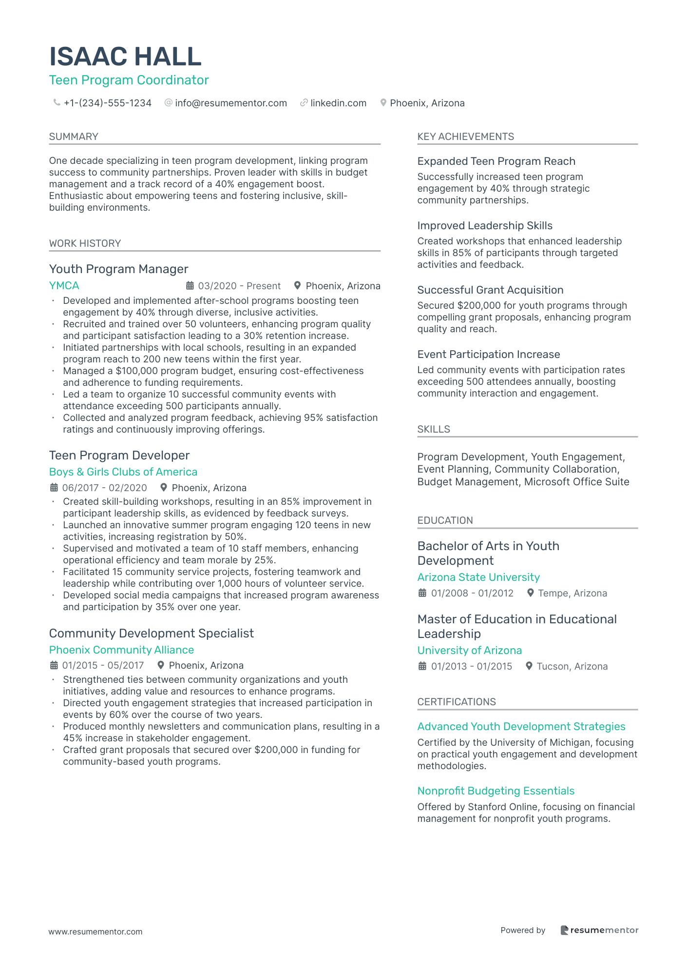 Teen Program Coordinator