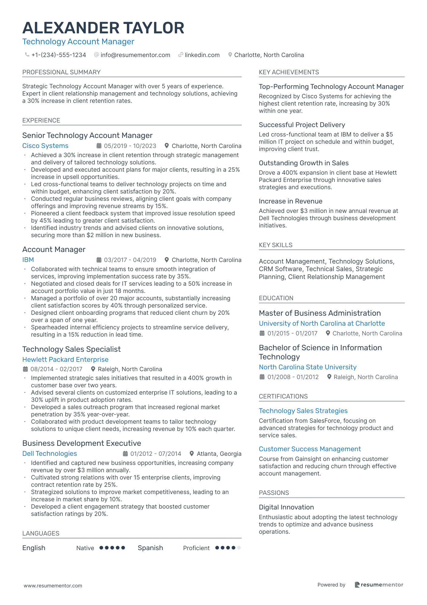 Technology Account Manager