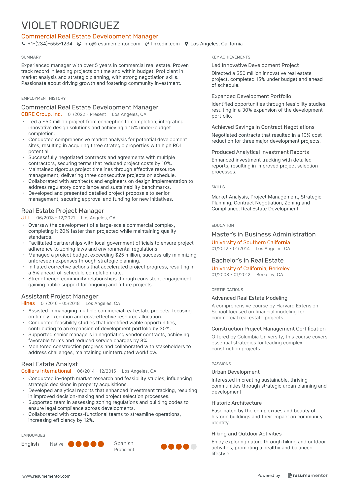 Commercial Real Estate Development Manager