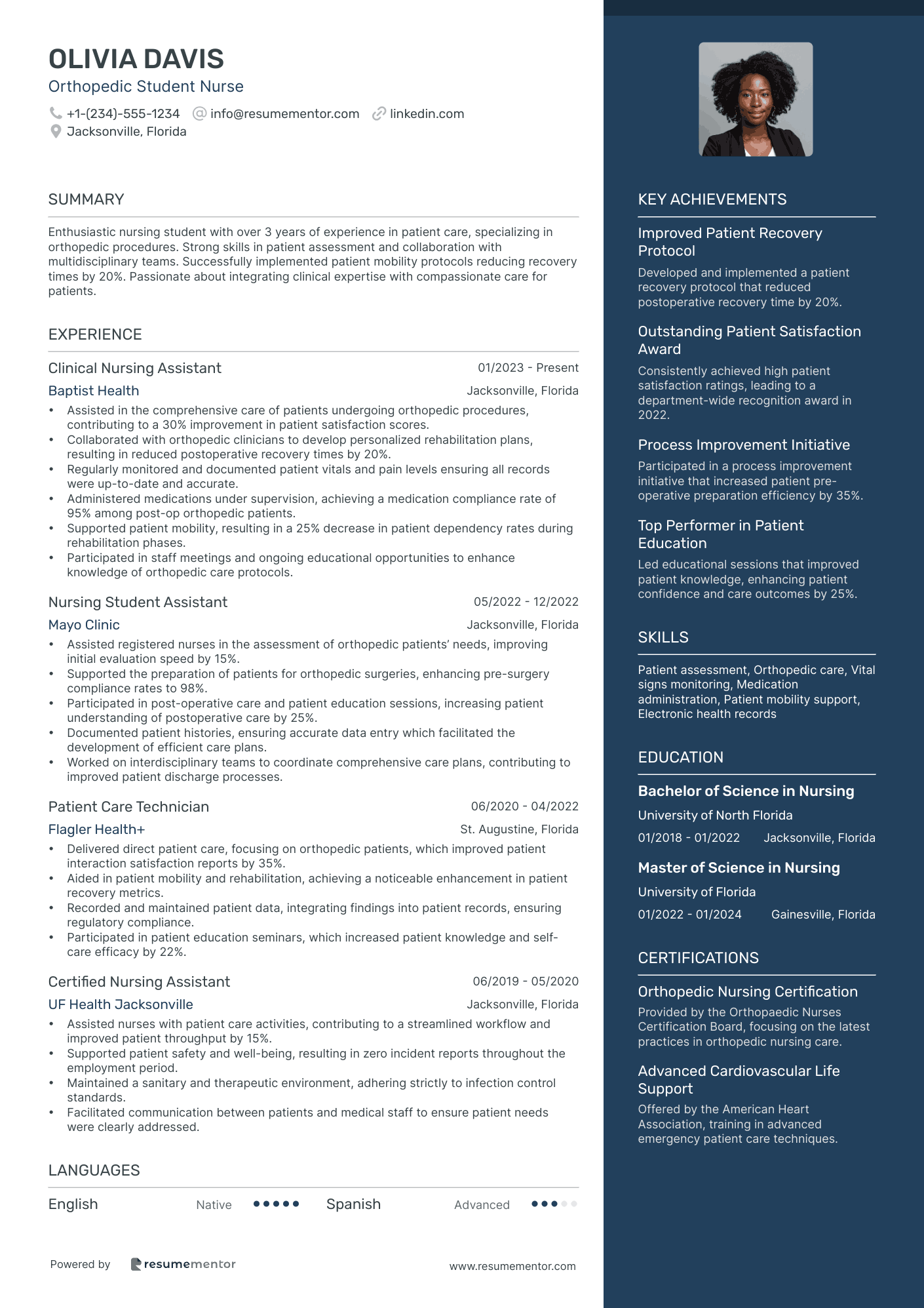 Orthopedic Student Nurse