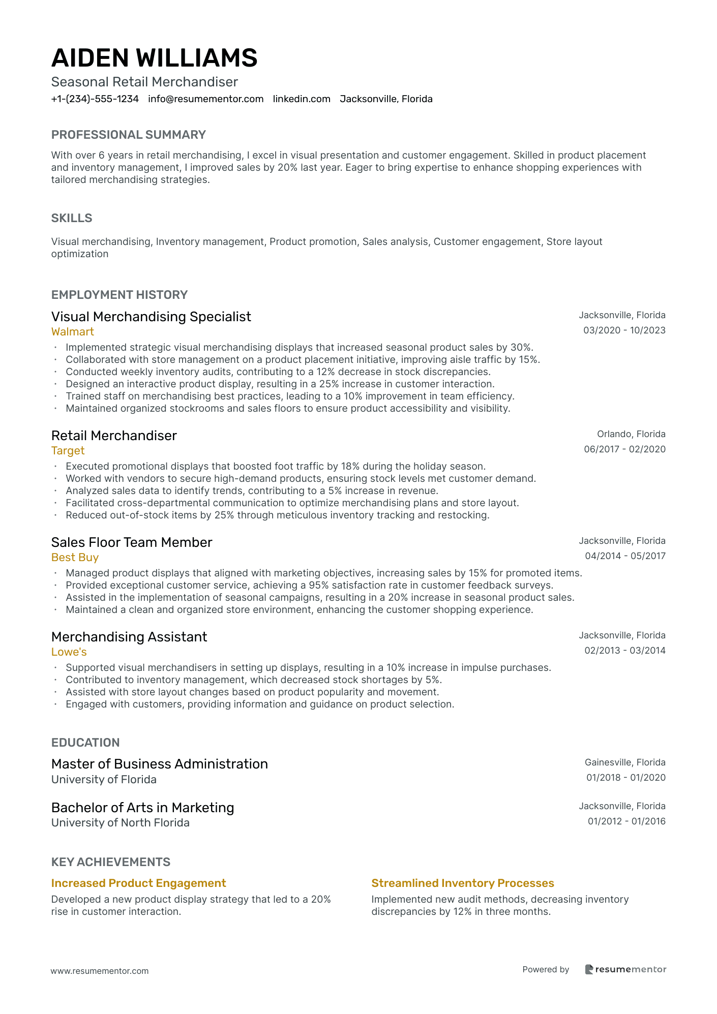 Seasonal Retail Merchandiser