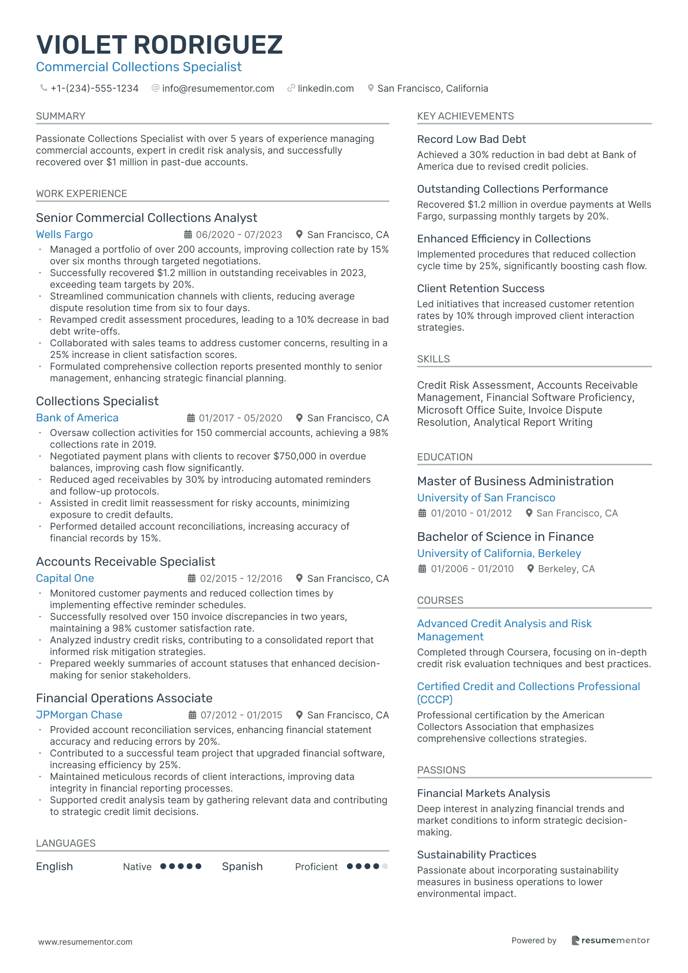 Commercial Collections Specialist