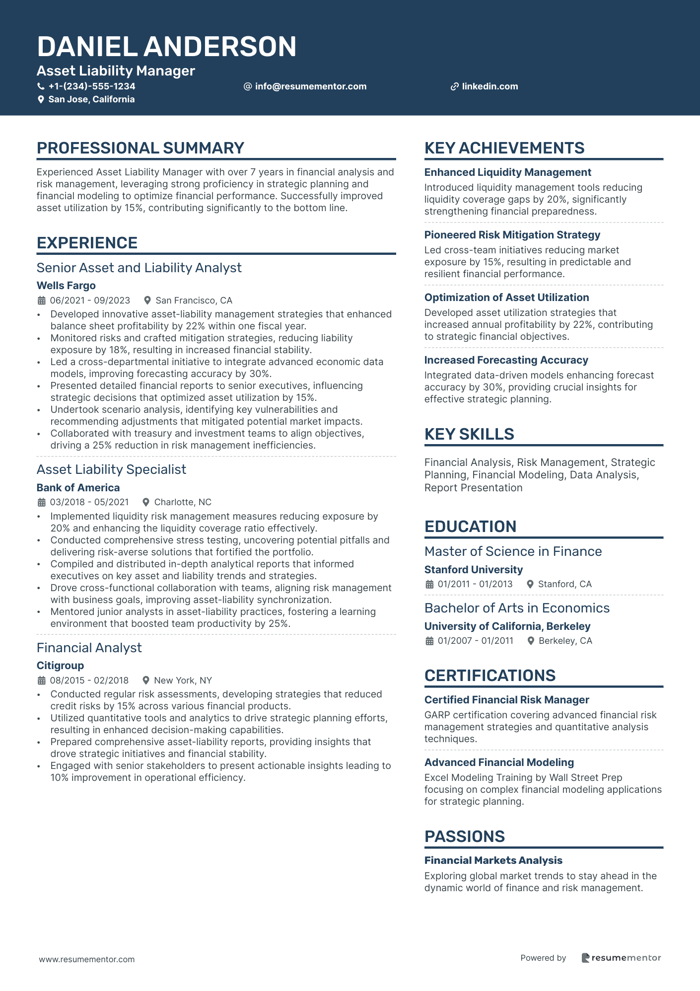 Asset Liability Manager