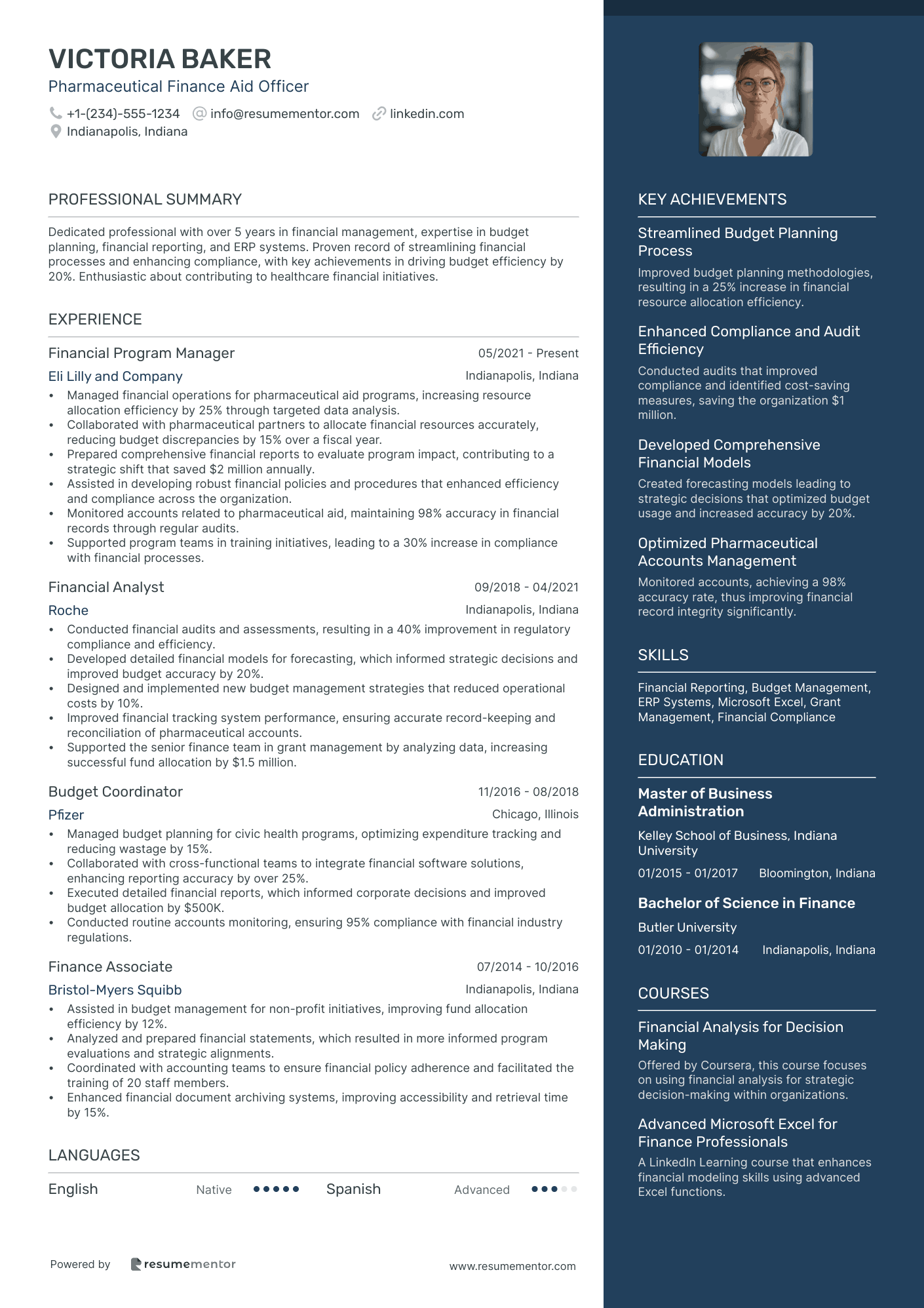 Pharmaceutical Finance Aid Officer