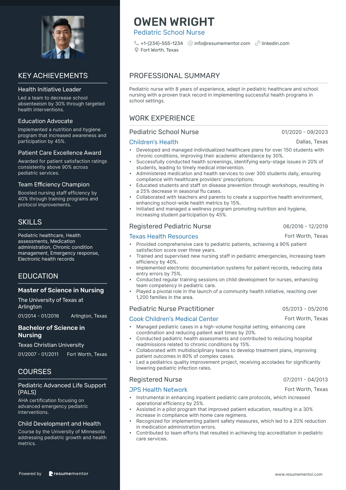 Pediatric School Nurse