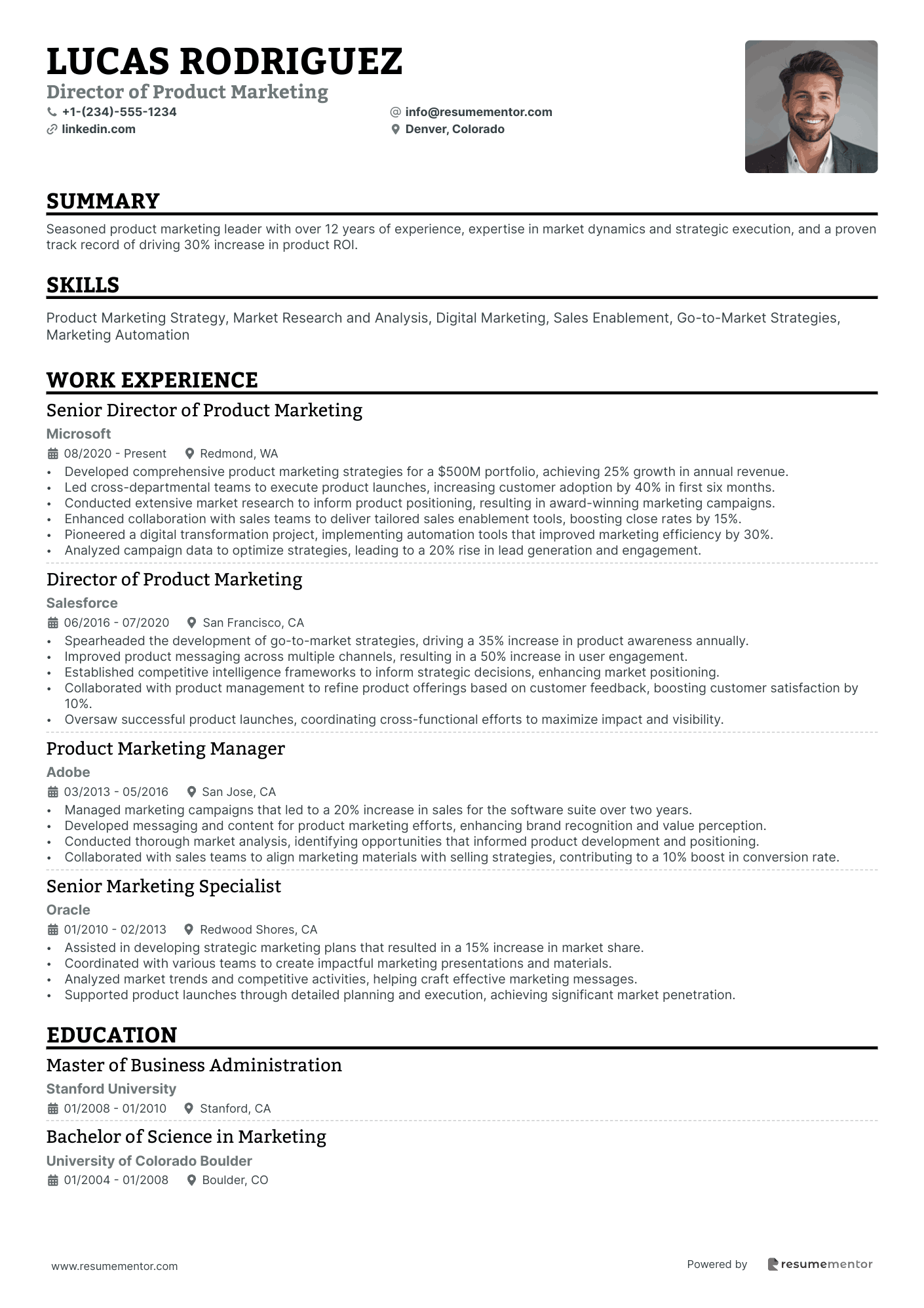 Director of Product Marketing