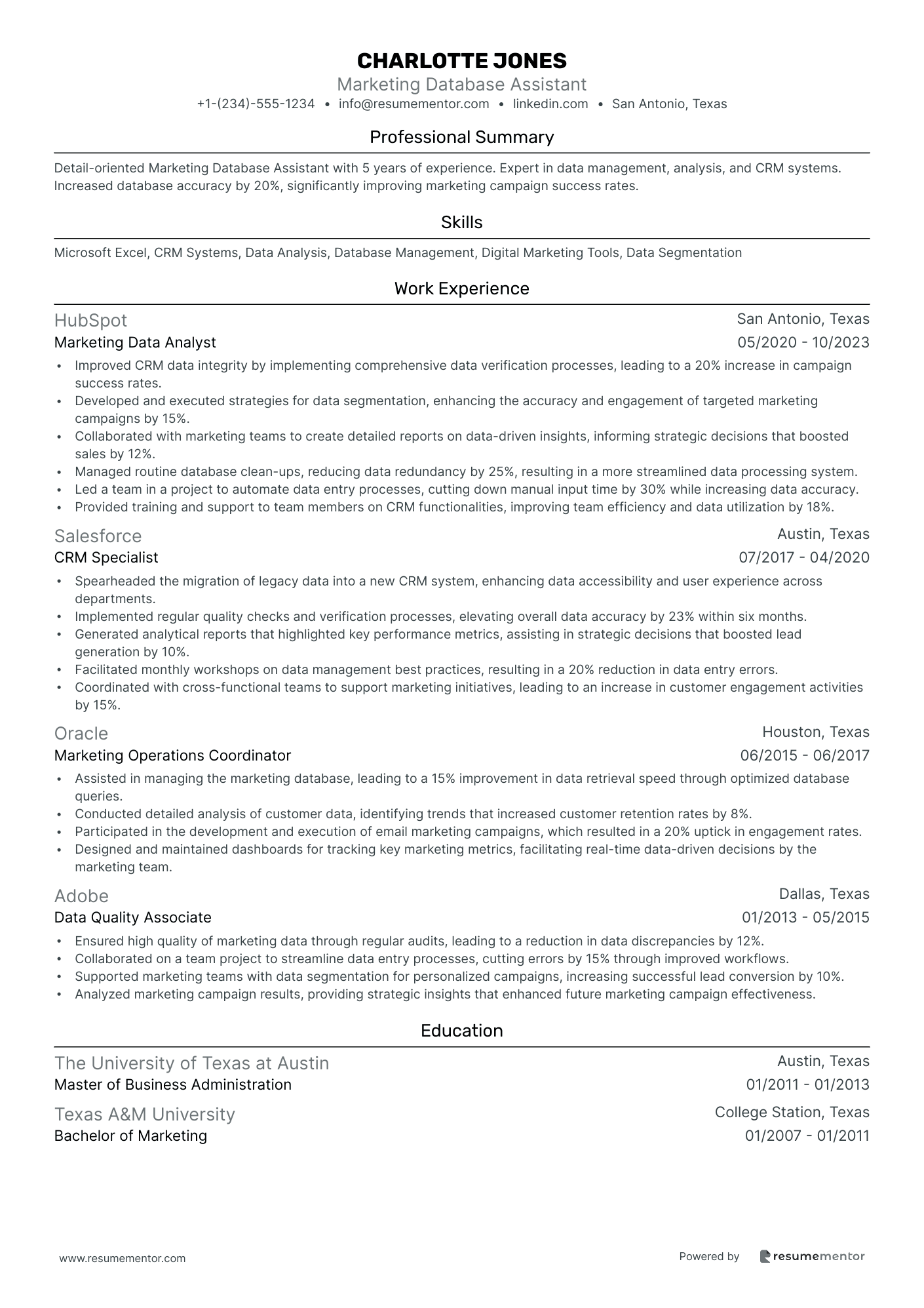 Marketing Database Assistant
