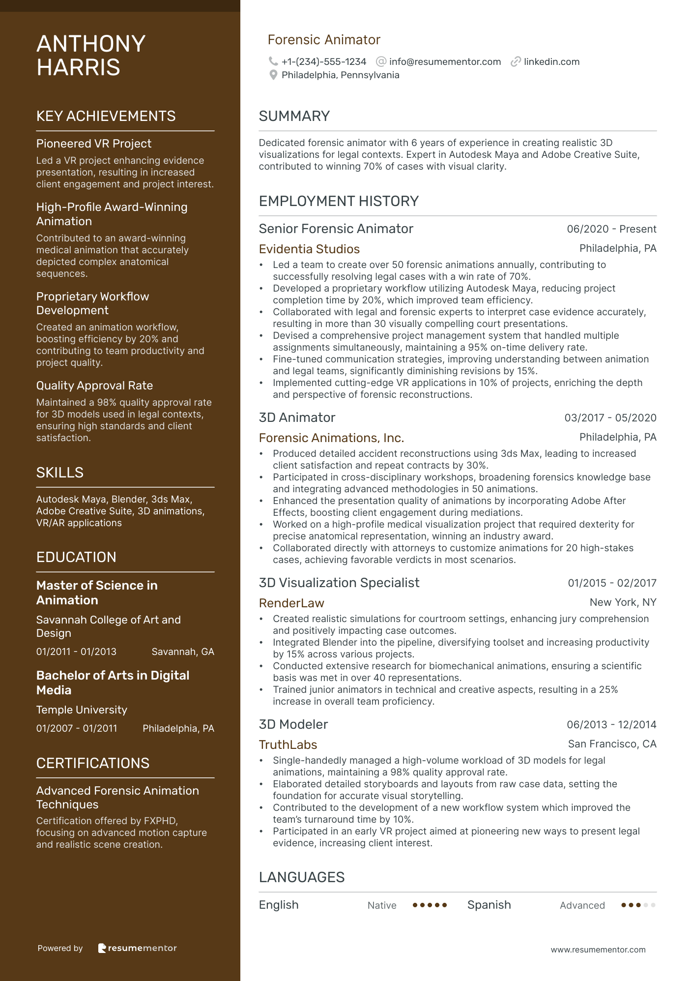 Forensic Animator