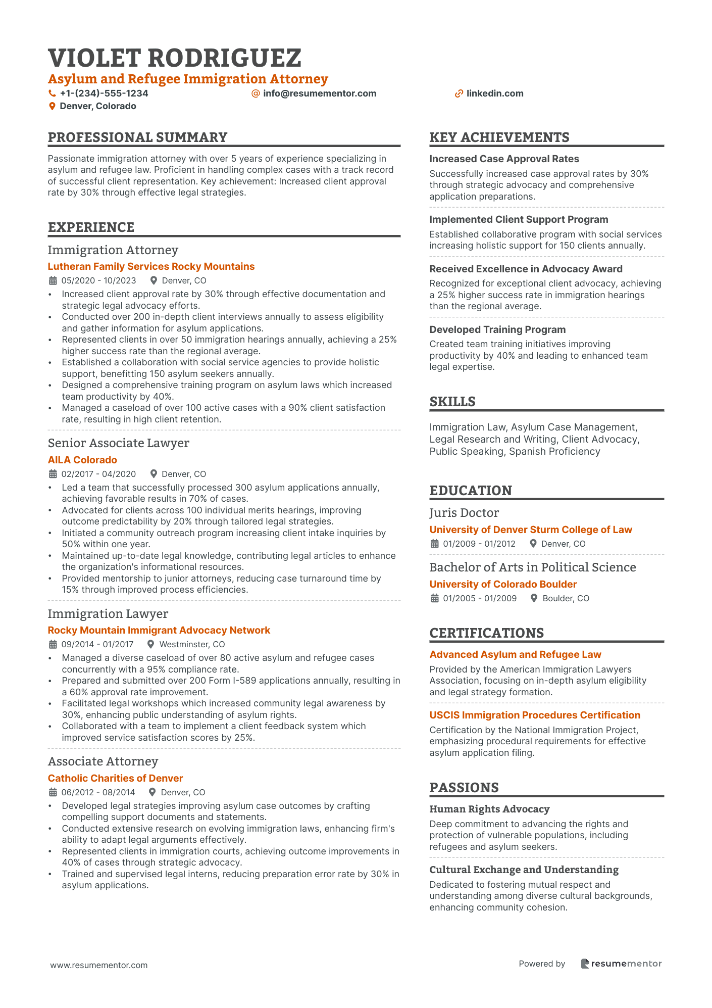 Asylum and Refugee Immigration Attorney