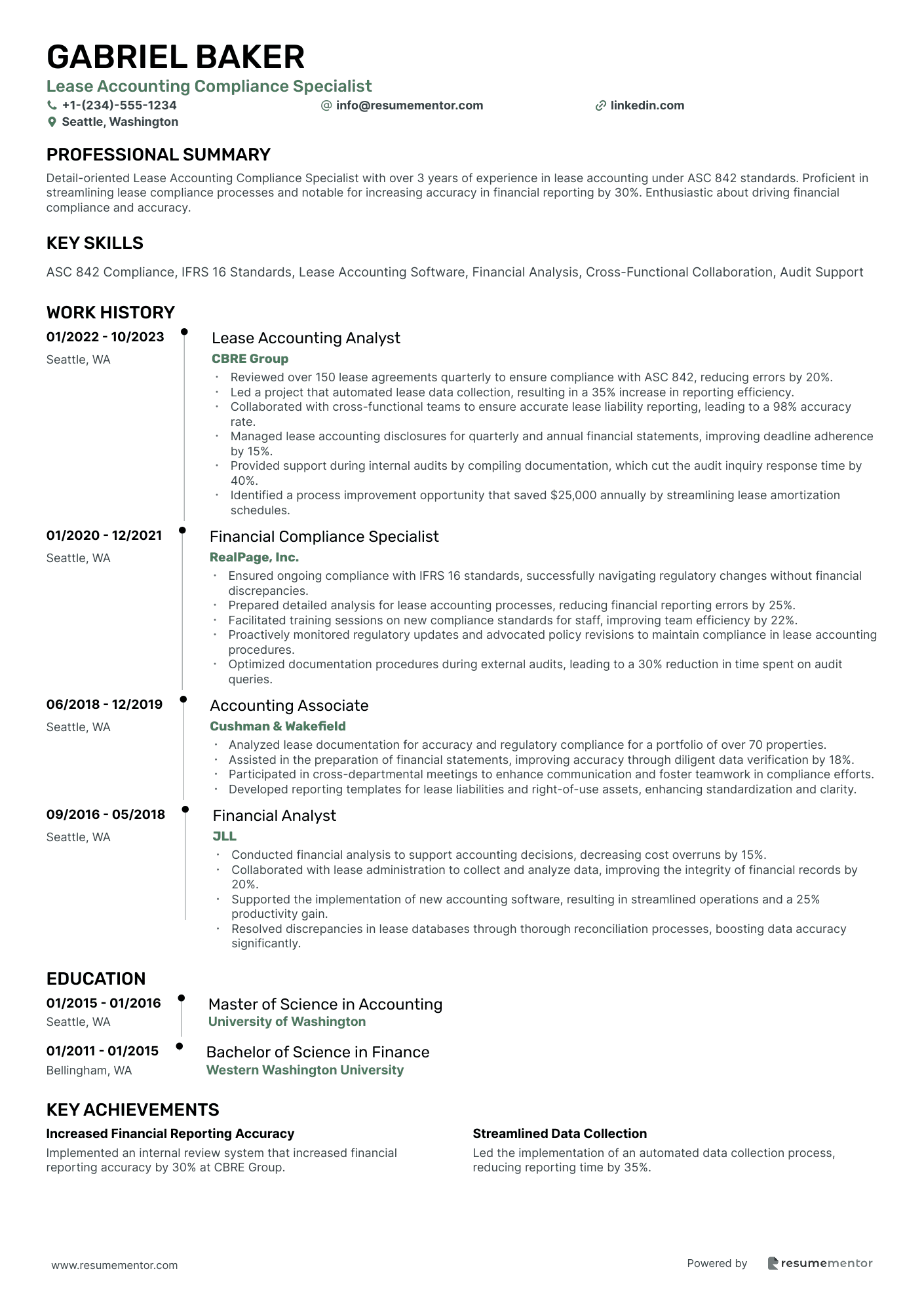 Lease Accounting Compliance Specialist