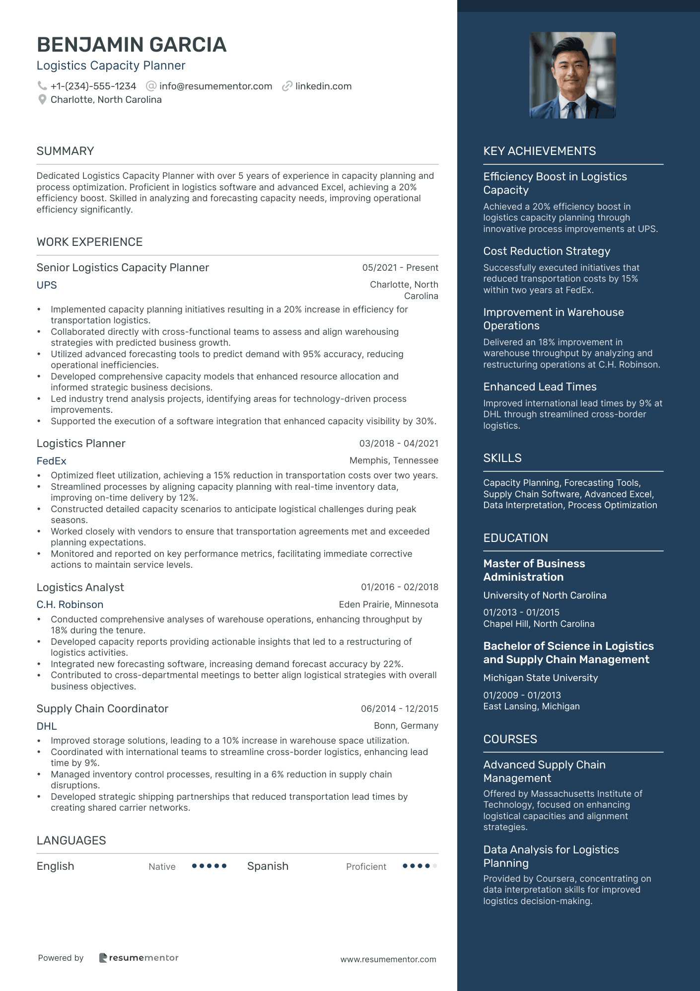 Logistics Capacity Planner