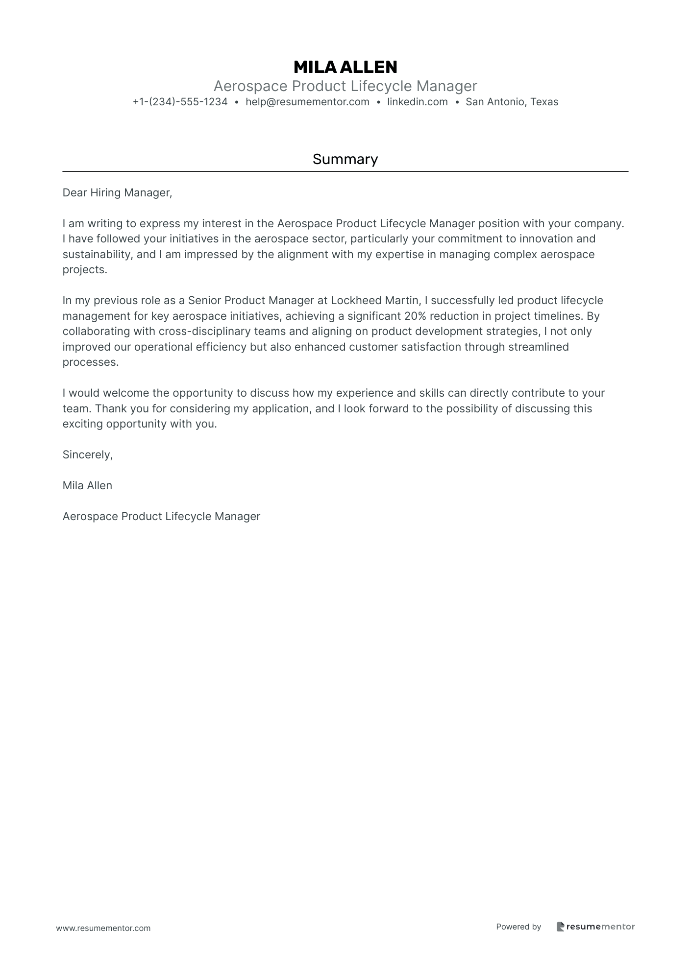 Aerospace Product Lifecycle Manager
