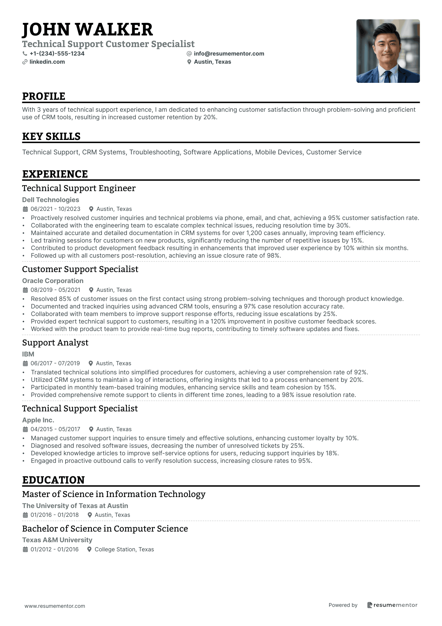 Technical Support Customer Specialist