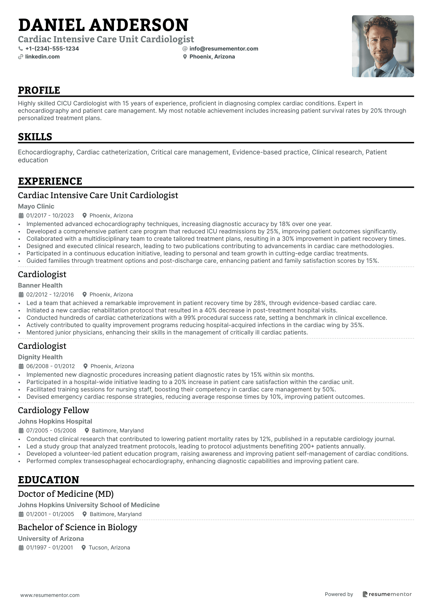 Cardiac Intensive Care Unit Cardiologist