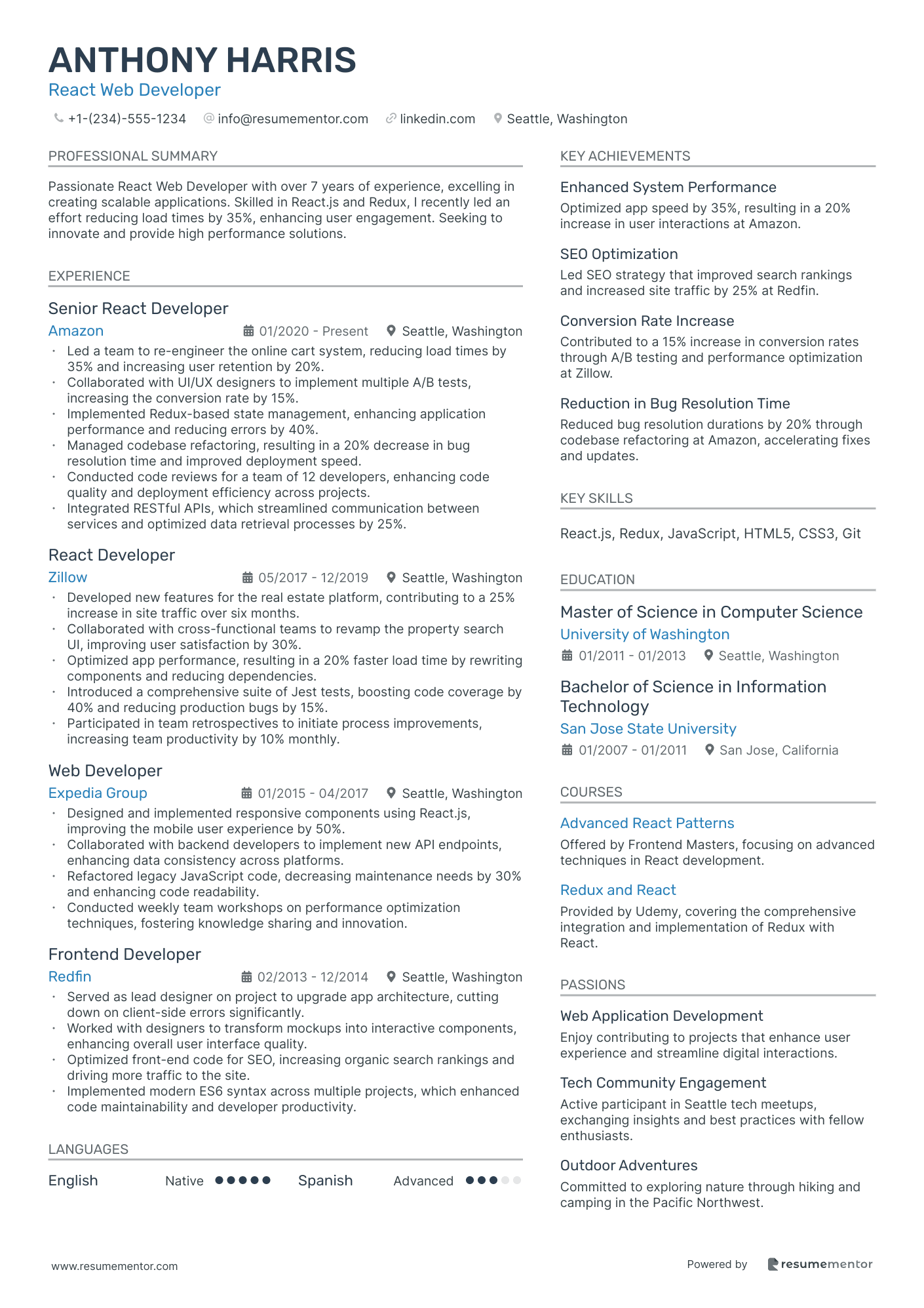 React Web Developer
