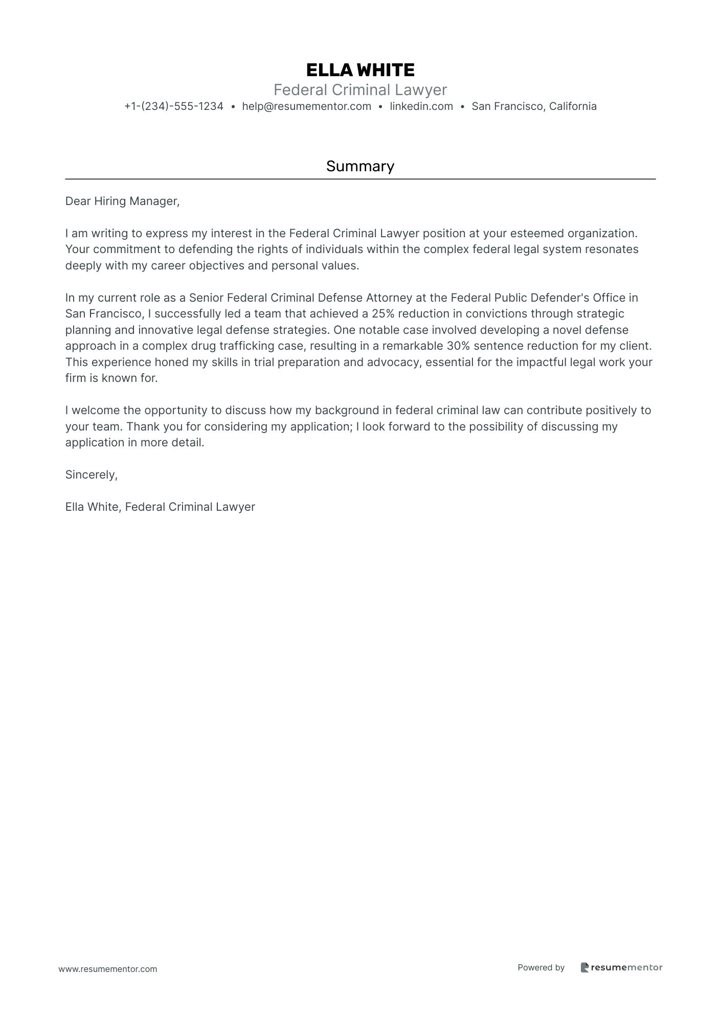 Federal Criminal Lawyer
