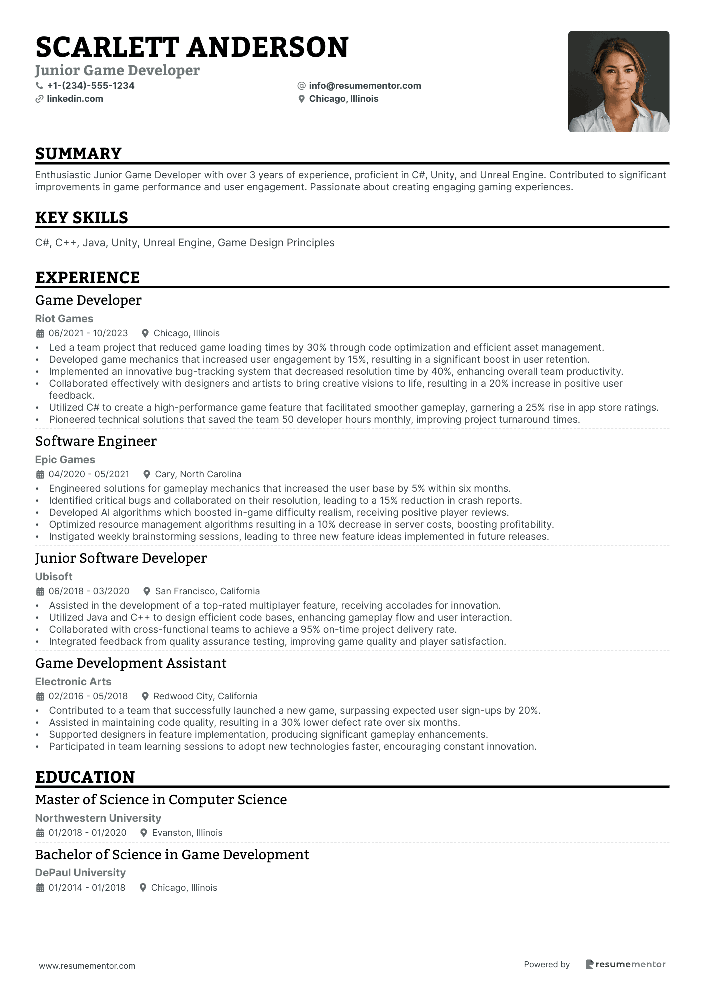Junior Game Developer