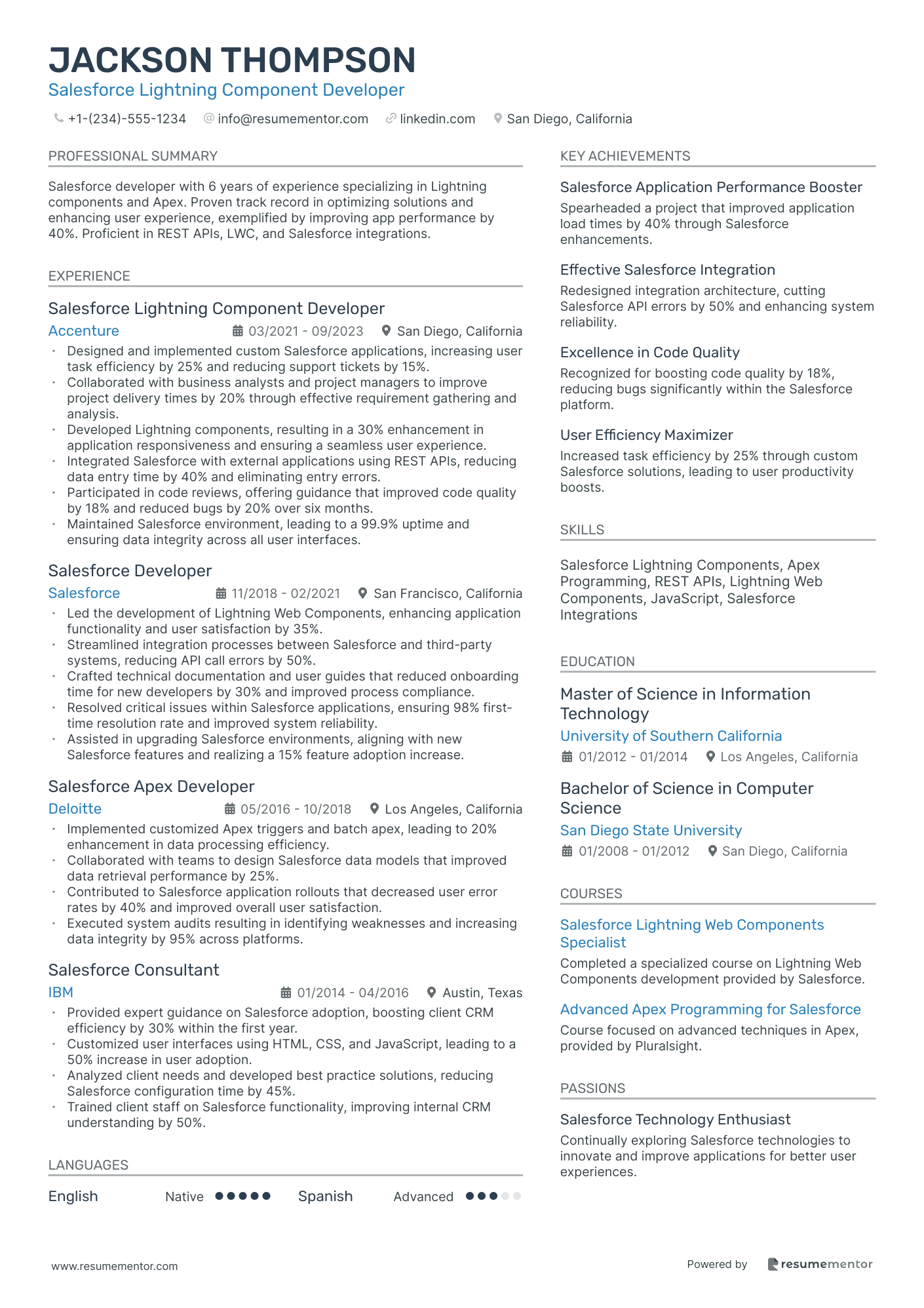 Salesforce Lightning Component Developer