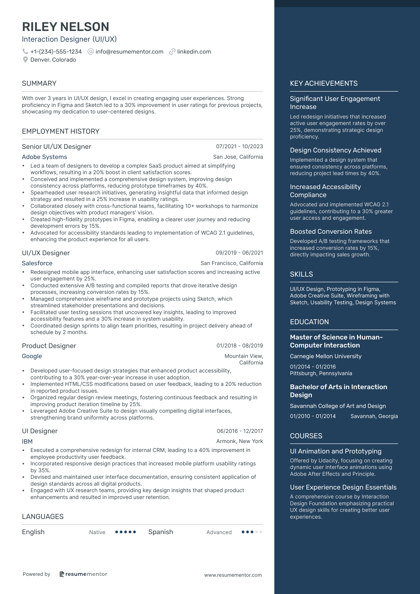 Interaction Designer (UI/UX)