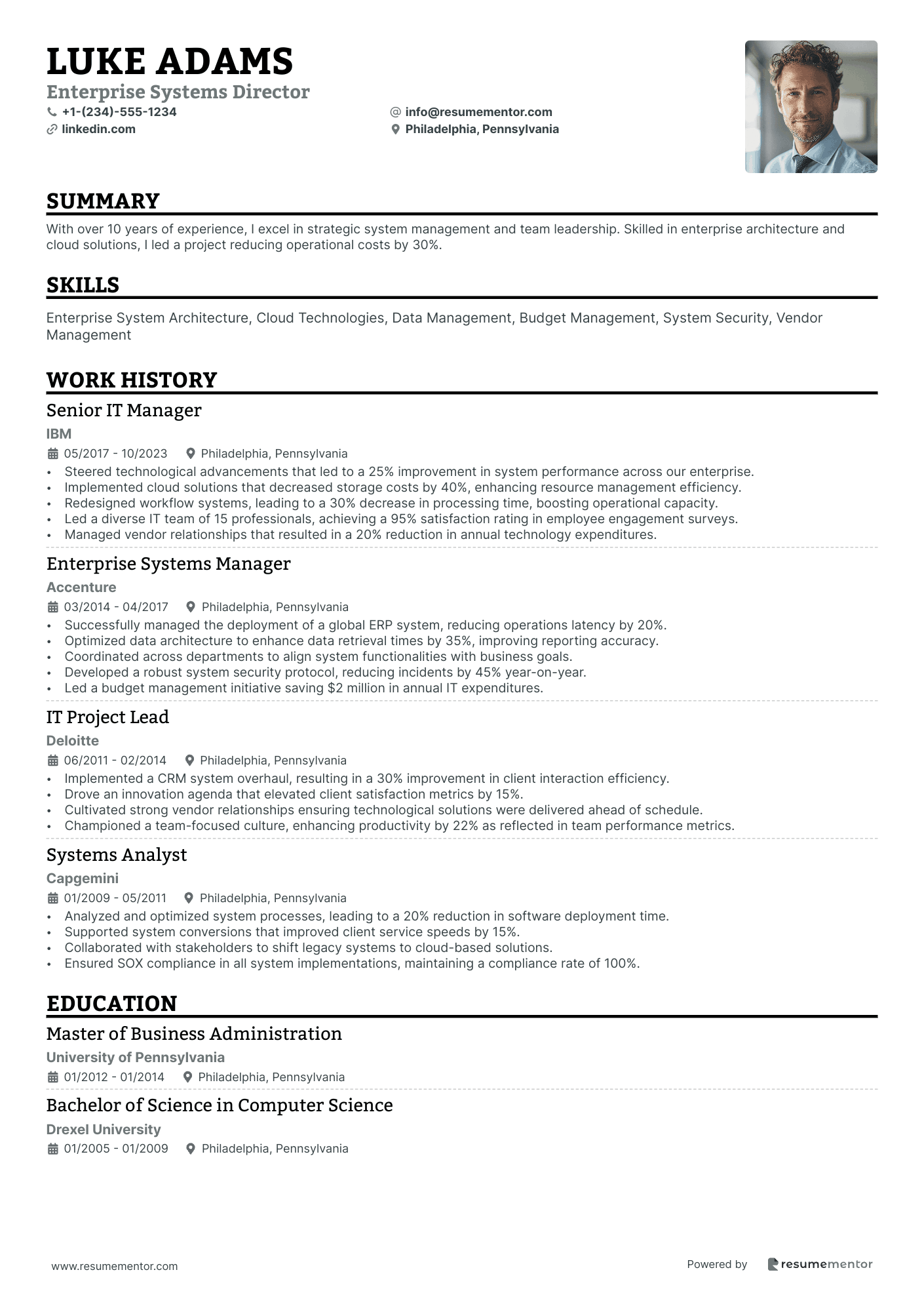 Enterprise Systems Director