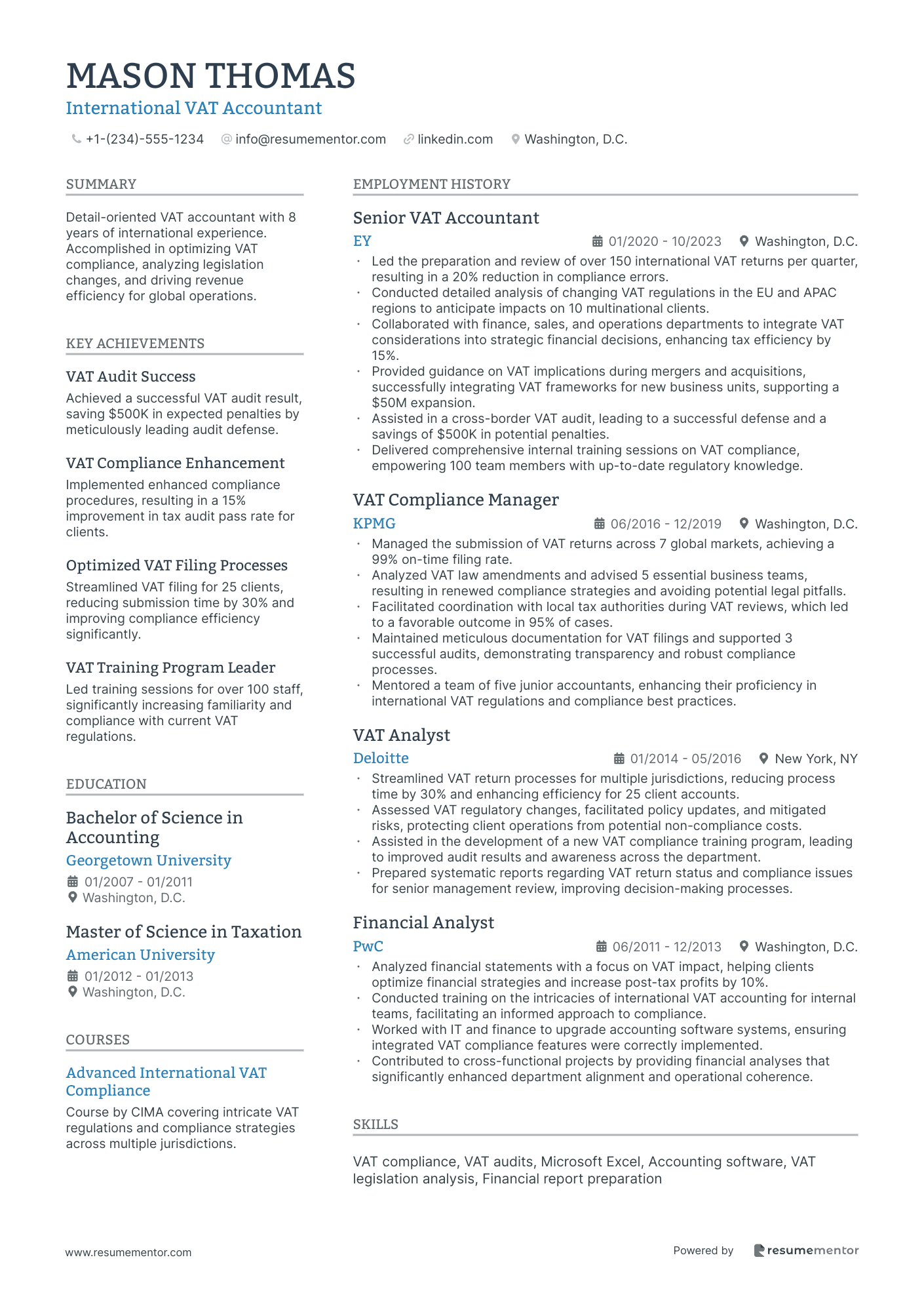 International VAT Accountant