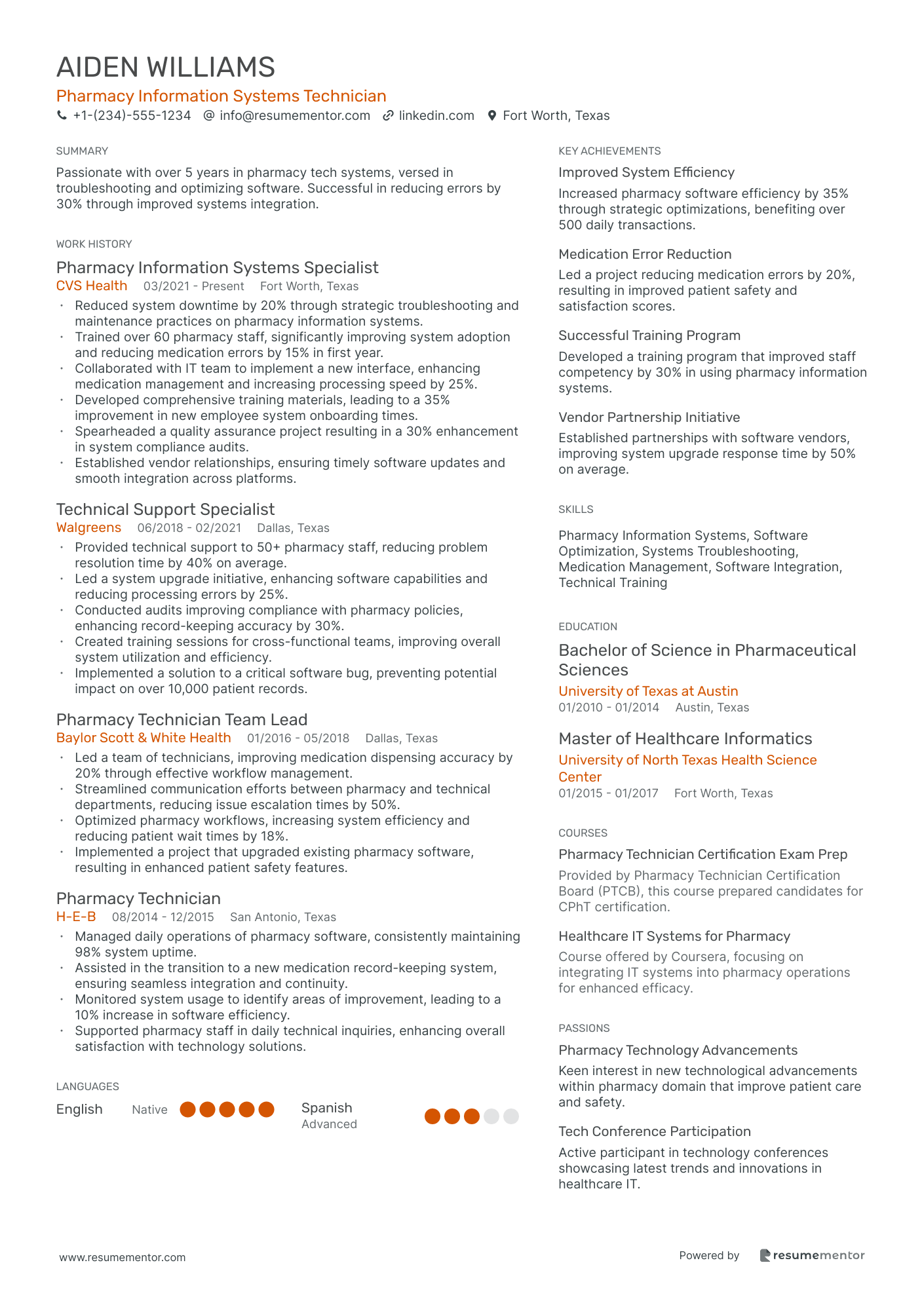Pharmacy Information Systems Technician