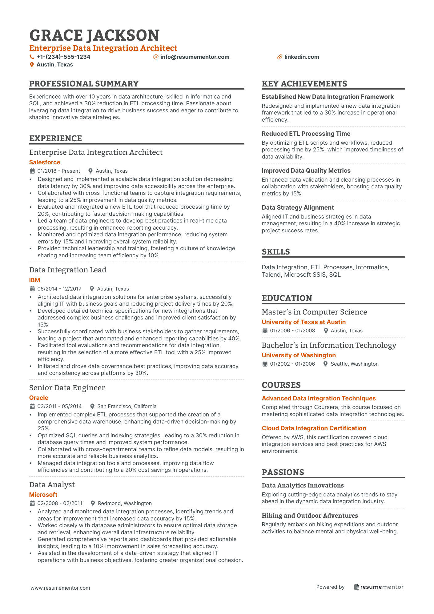 Enterprise Data Integration Architect