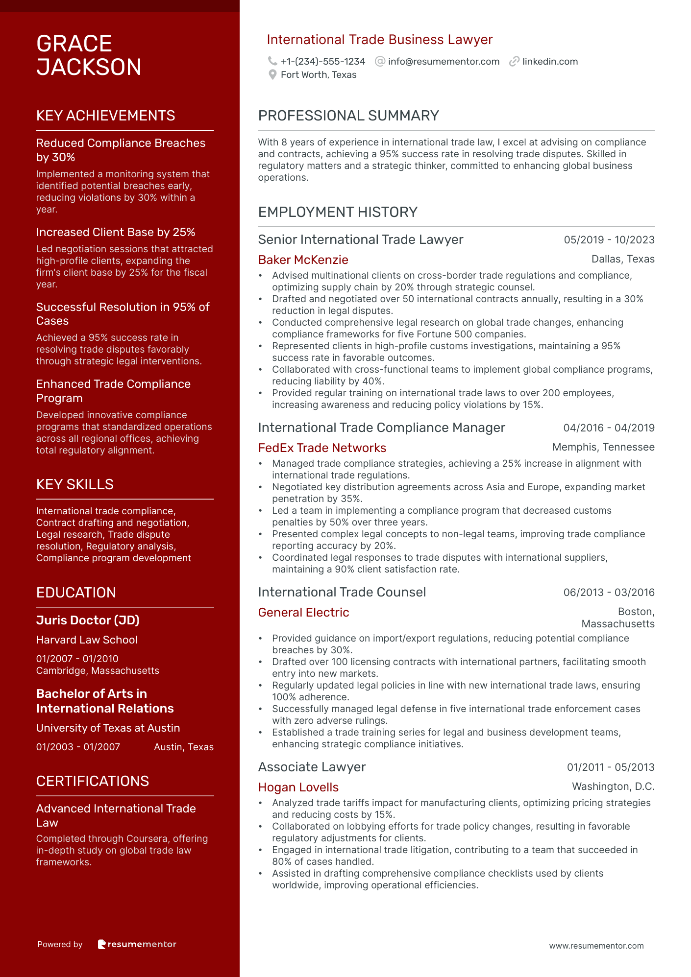 International Trade Business Lawyer