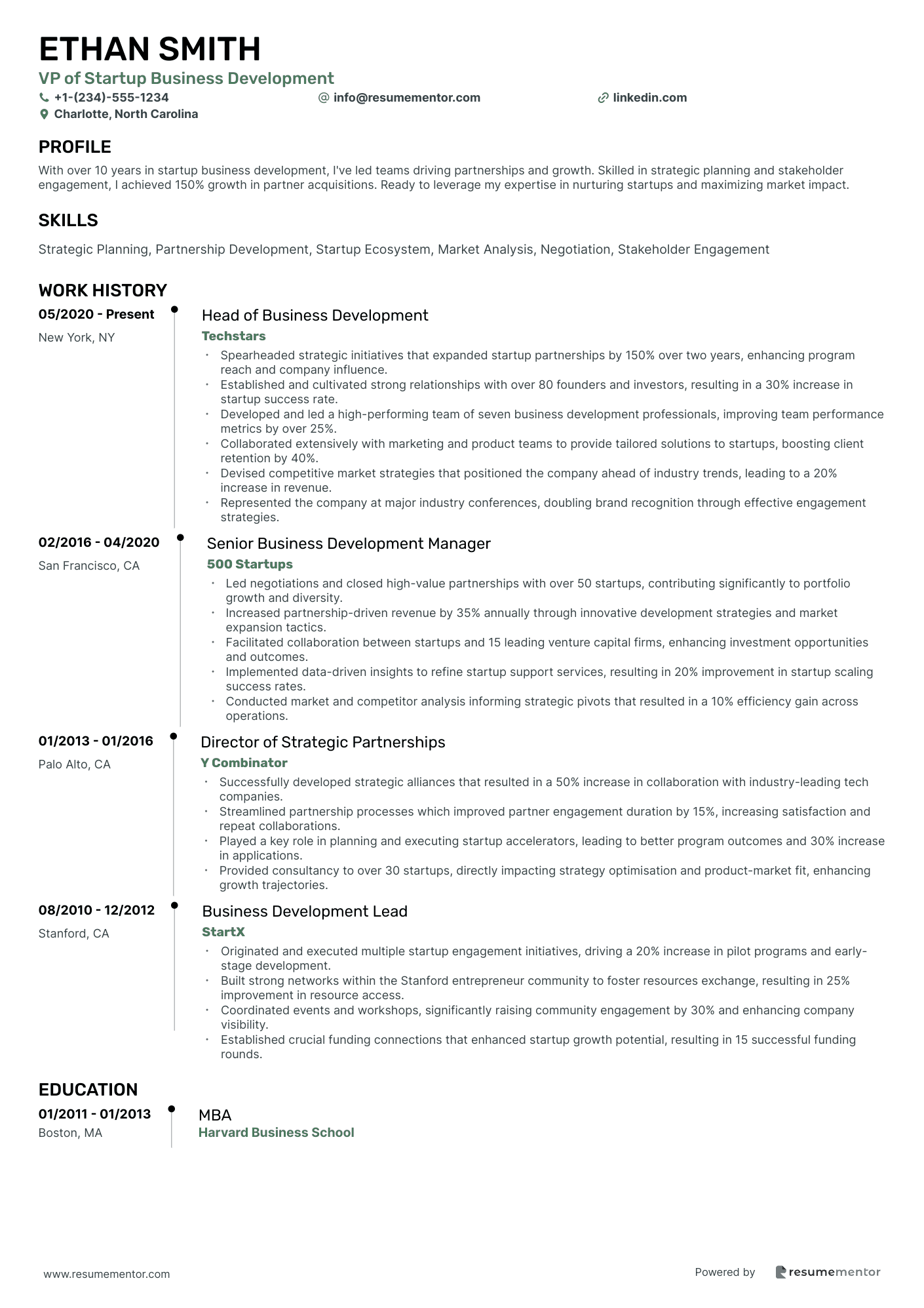 VP of Startup Business Development
