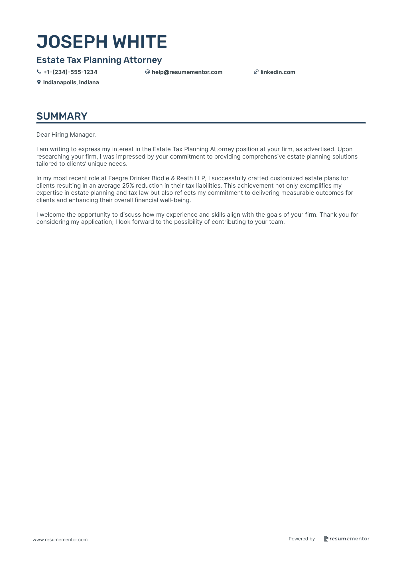 Estate Tax Planning Attorney