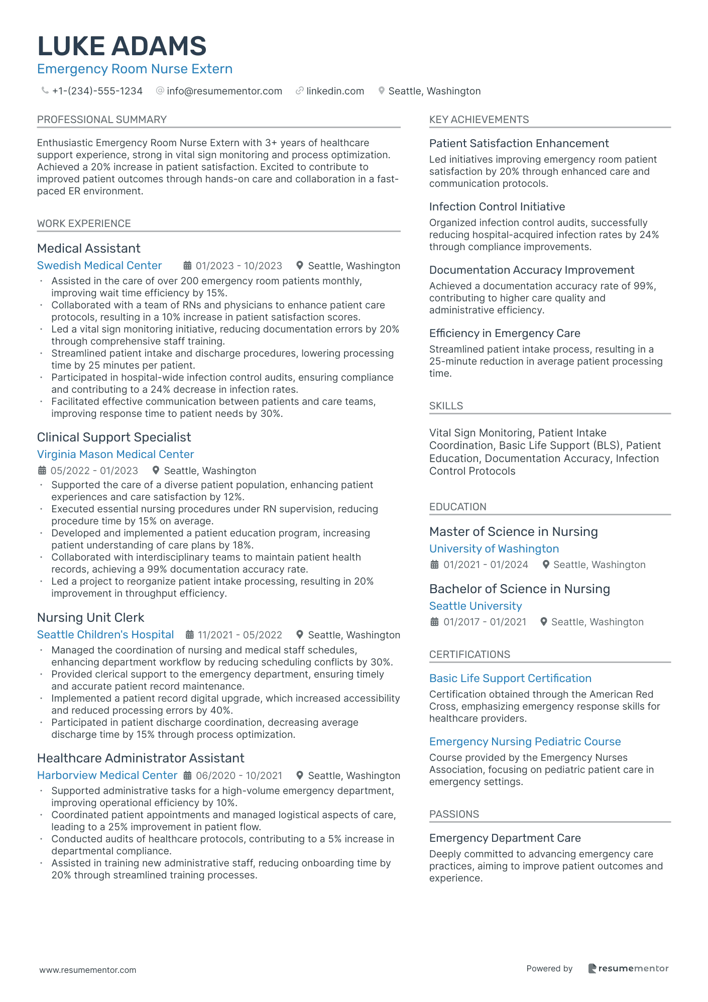 Emergency Room Nurse Extern
